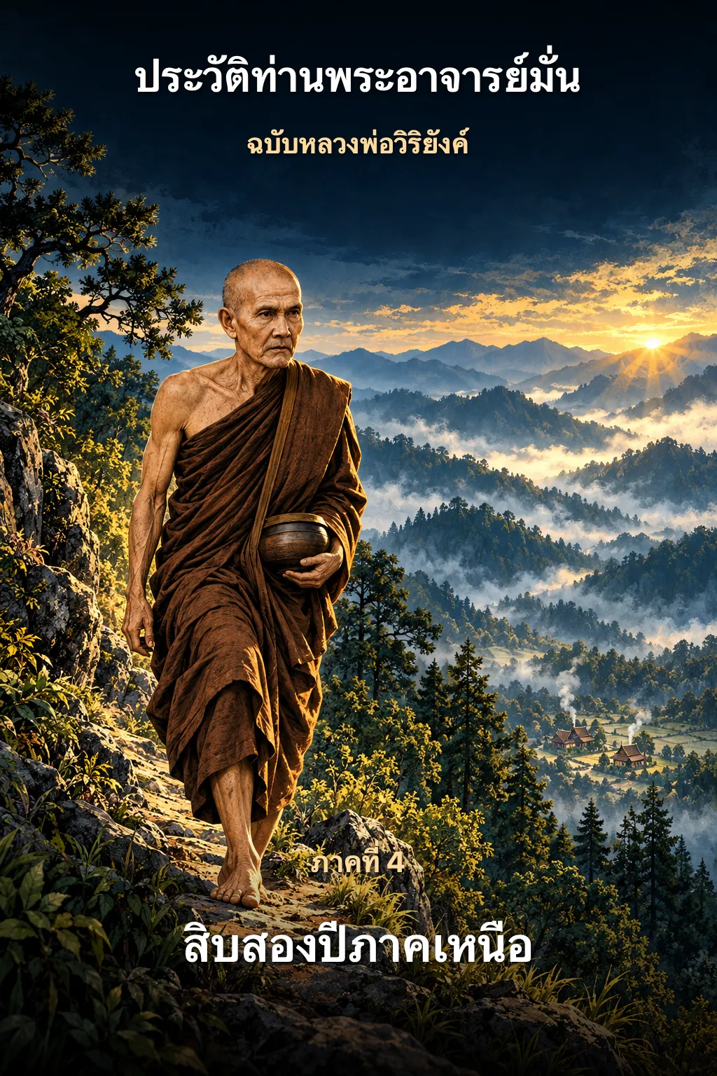 ปกเรื่อง หลวงปู่มั่น ภูริทตฺโต ภาค 4