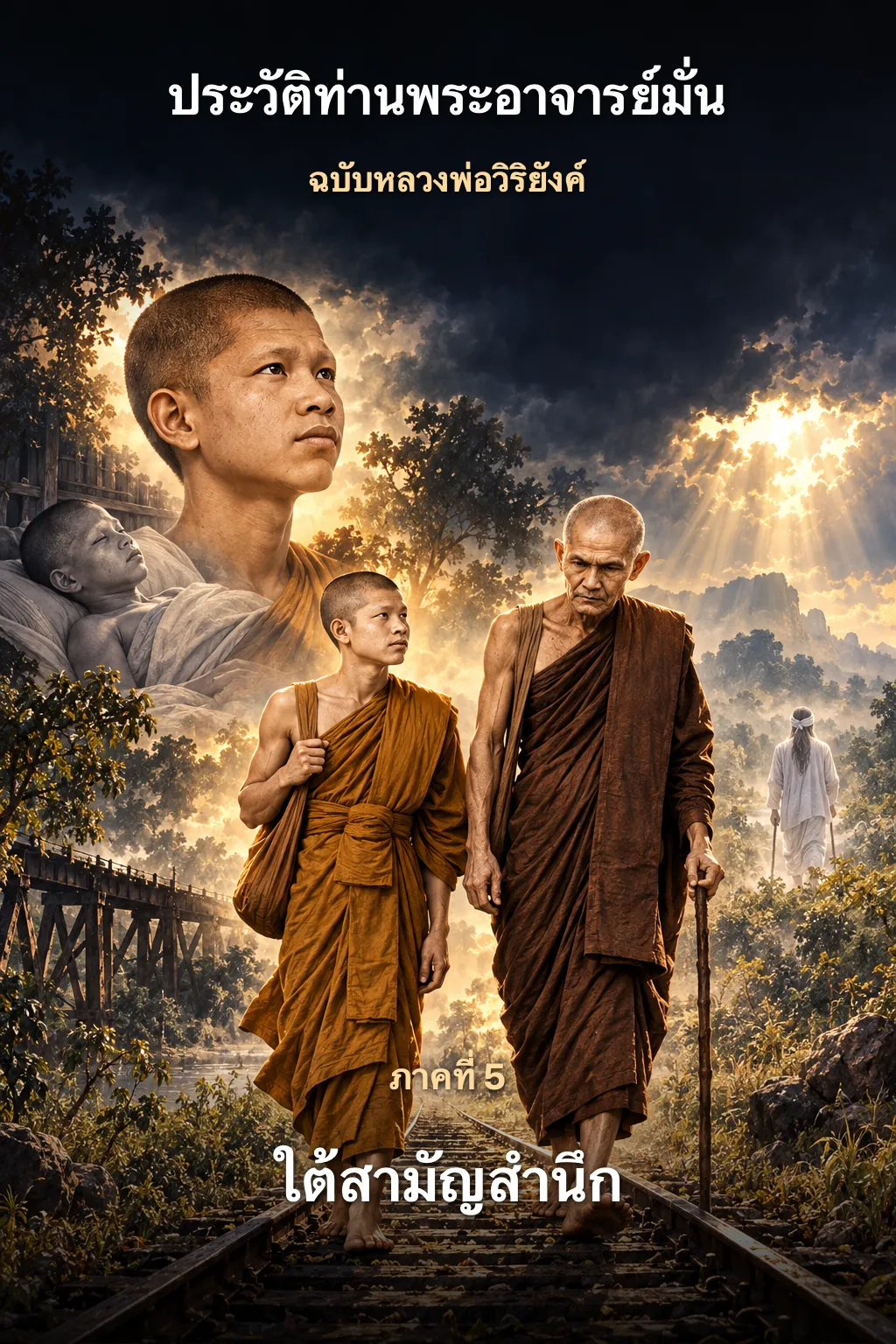 ปกเรื่อง หลวงปู่มั่น ภูริทตฺโต ภาค 5
