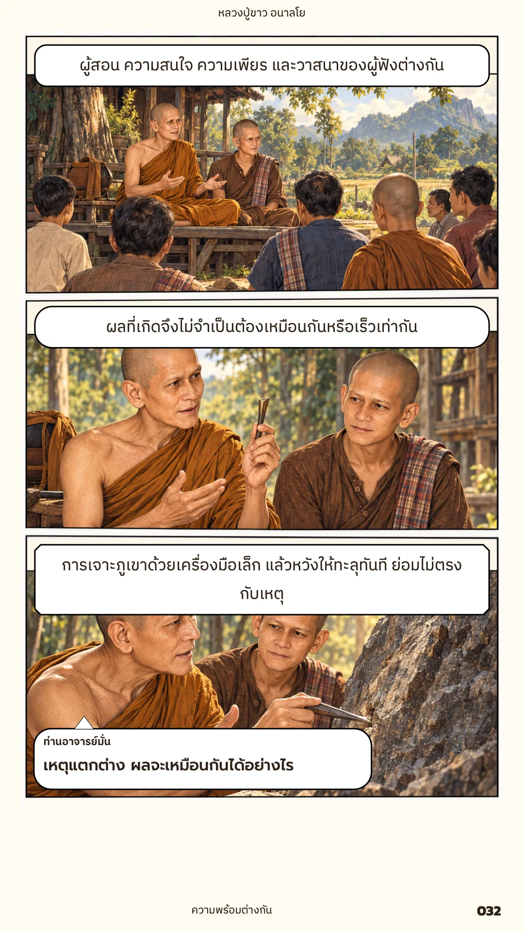 หลวงปู่ขาว อนาลโย ภาค 1 หน้า 32