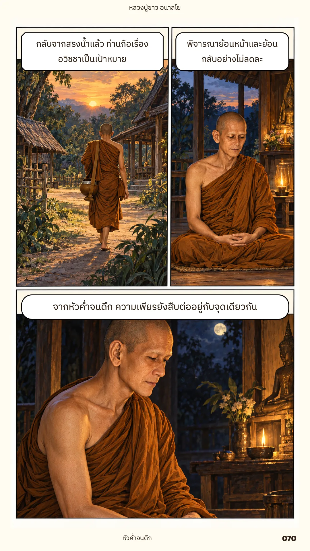 หลวงปู่ขาว อนาลโย ภาค 1 หน้า 70