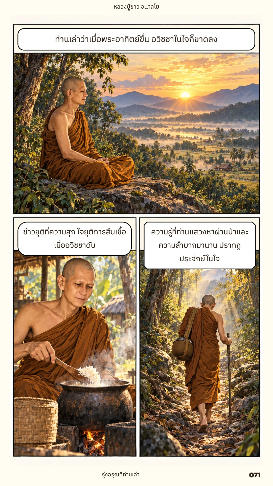 หลวงปู่ขาว อนาลโย ภาค 1 หน้า 71