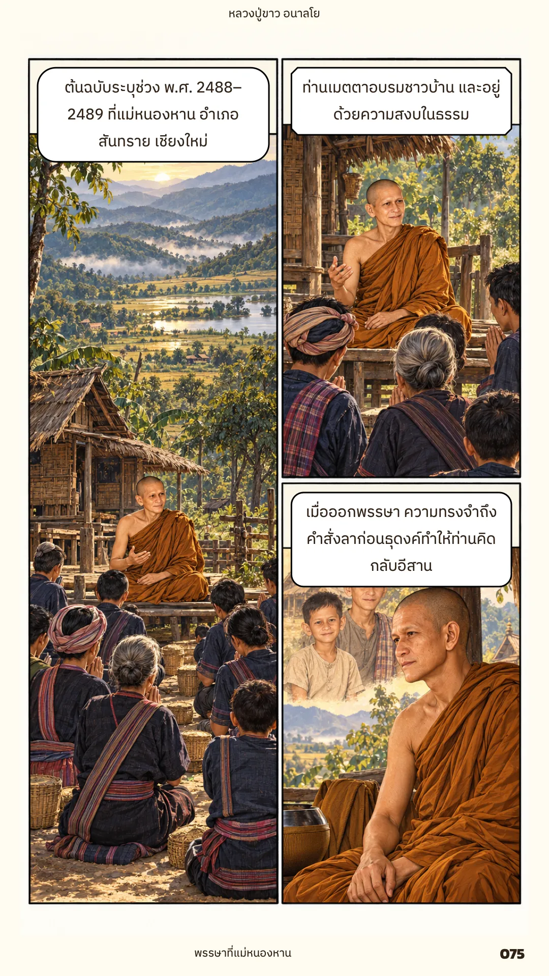 หลวงปู่ขาว อนาลโย ภาค 1 หน้า 75