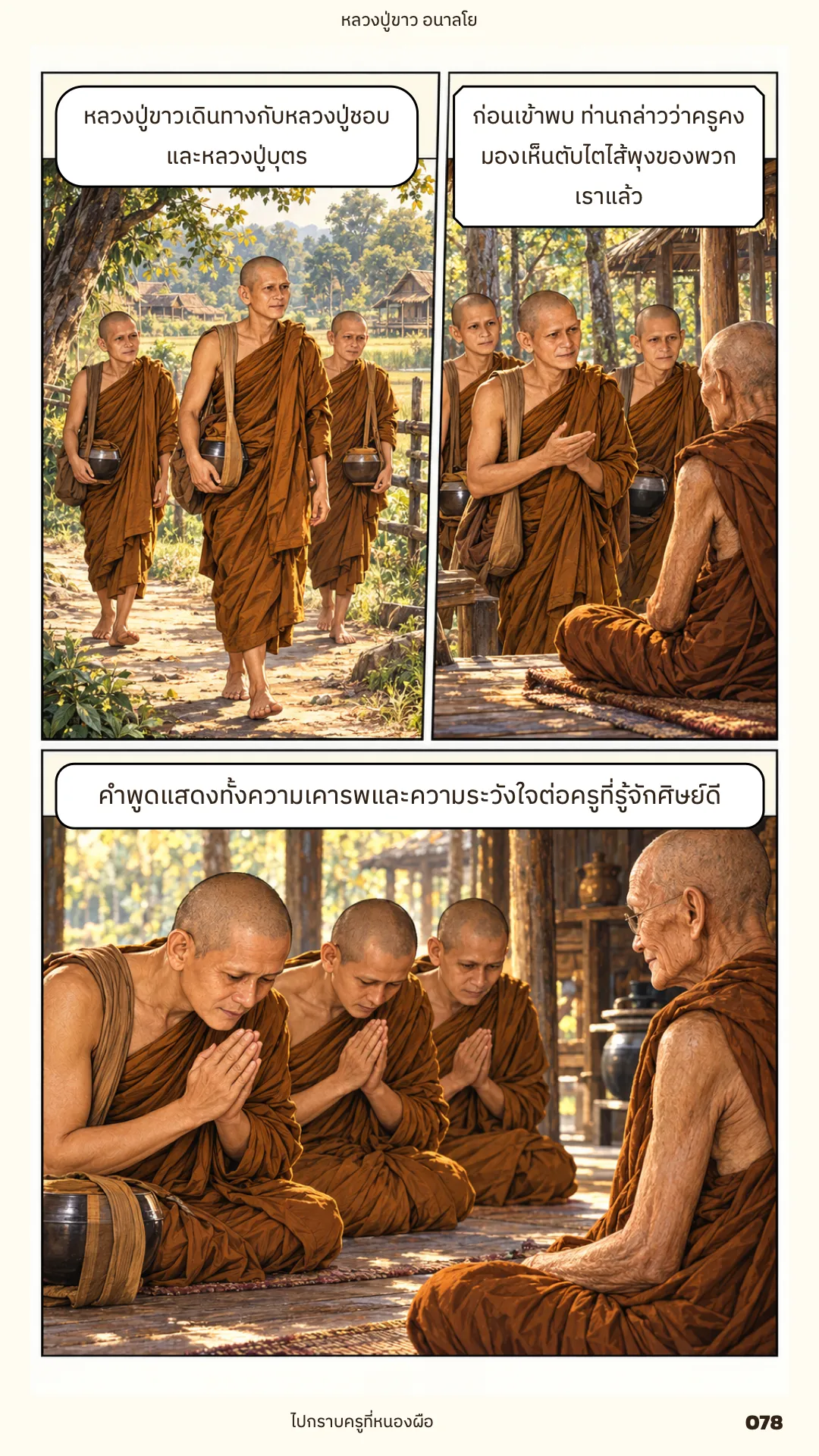 หลวงปู่ขาว อนาลโย ภาค 1 หน้า 78