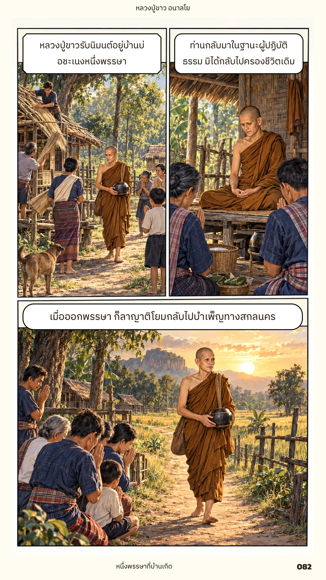หลวงปู่ขาว อนาลโย ภาค 1 หน้า 82