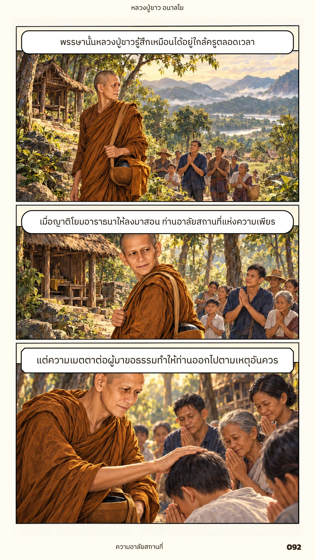 หลวงปู่ขาว อนาลโย ภาค 1 หน้า 92