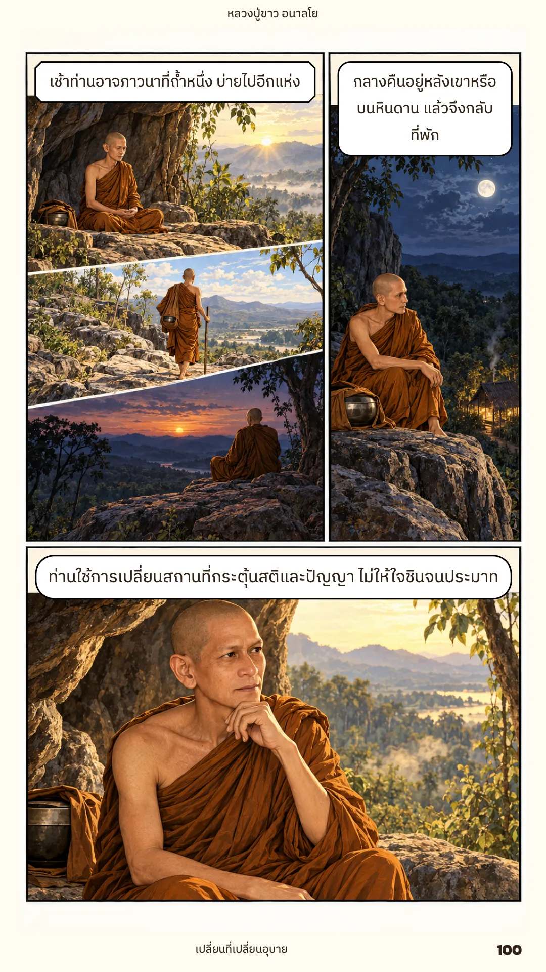 หลวงปู่ขาว อนาลโย ภาค 1 หน้า 100
