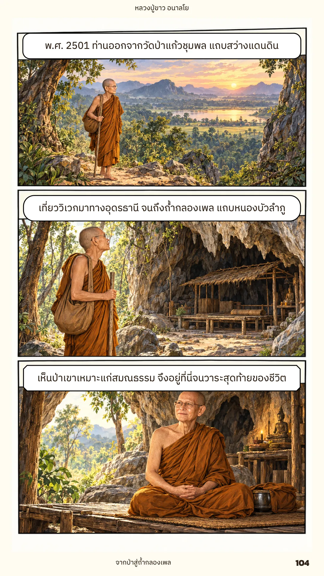 หลวงปู่ขาว อนาลโย ภาค 1 หน้า 104