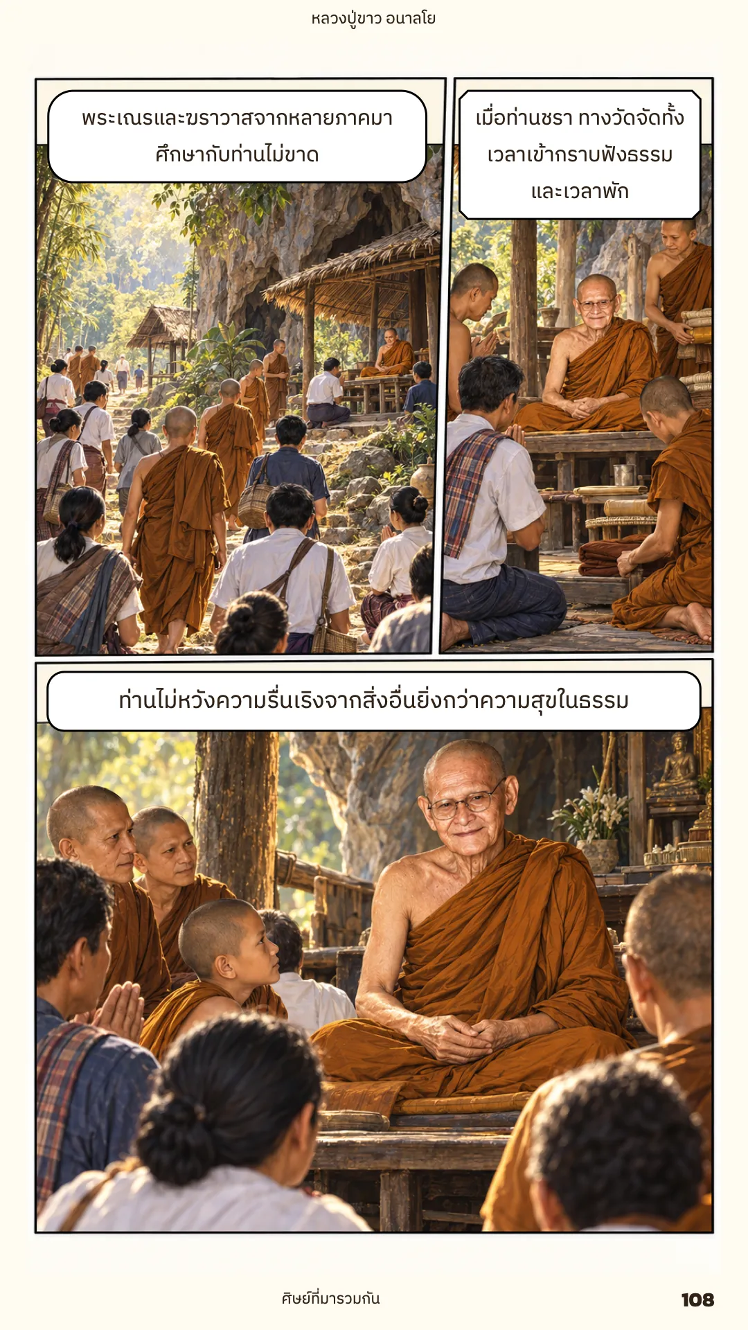 หลวงปู่ขาว อนาลโย ภาค 1 หน้า 108