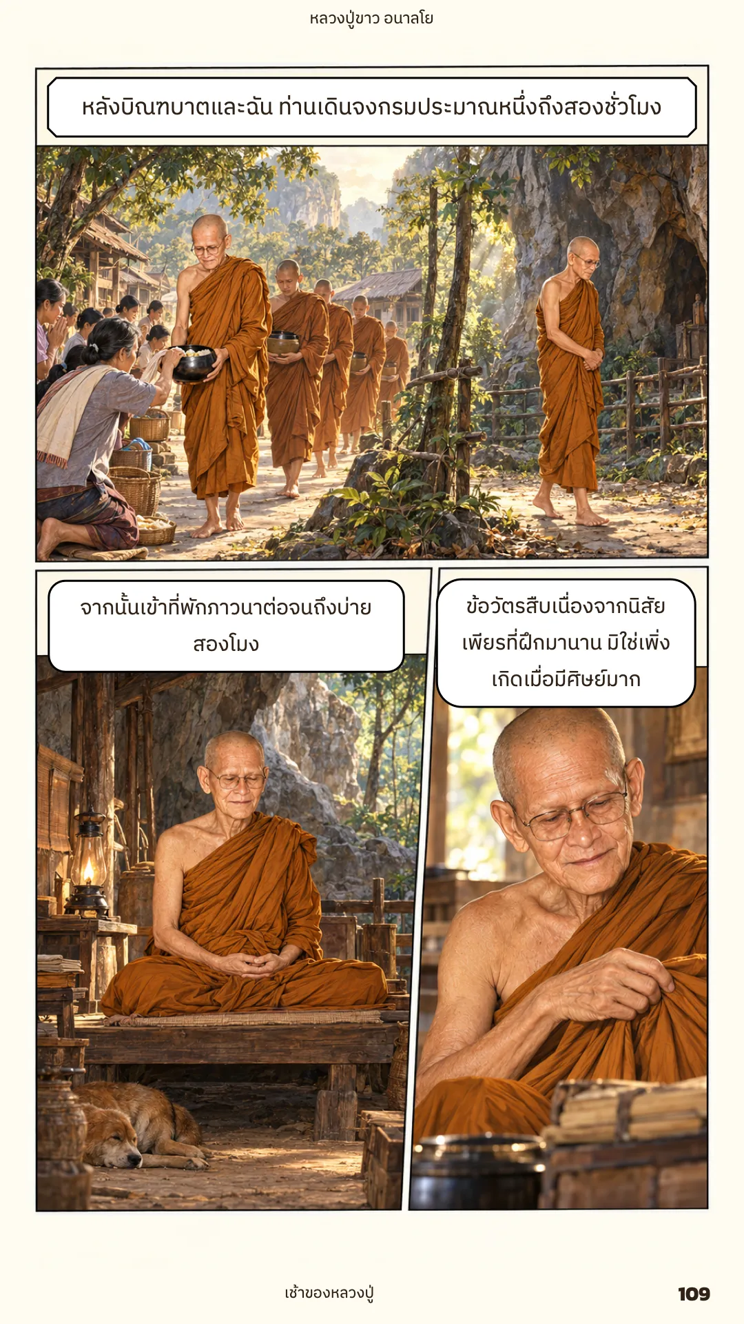 หลวงปู่ขาว อนาลโย ภาค 1 หน้า 109