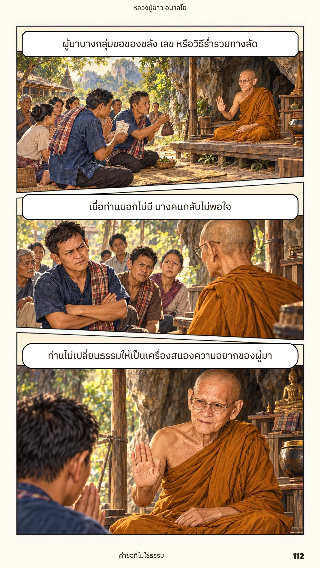 หลวงปู่ขาว อนาลโย ภาค 1 หน้า 112