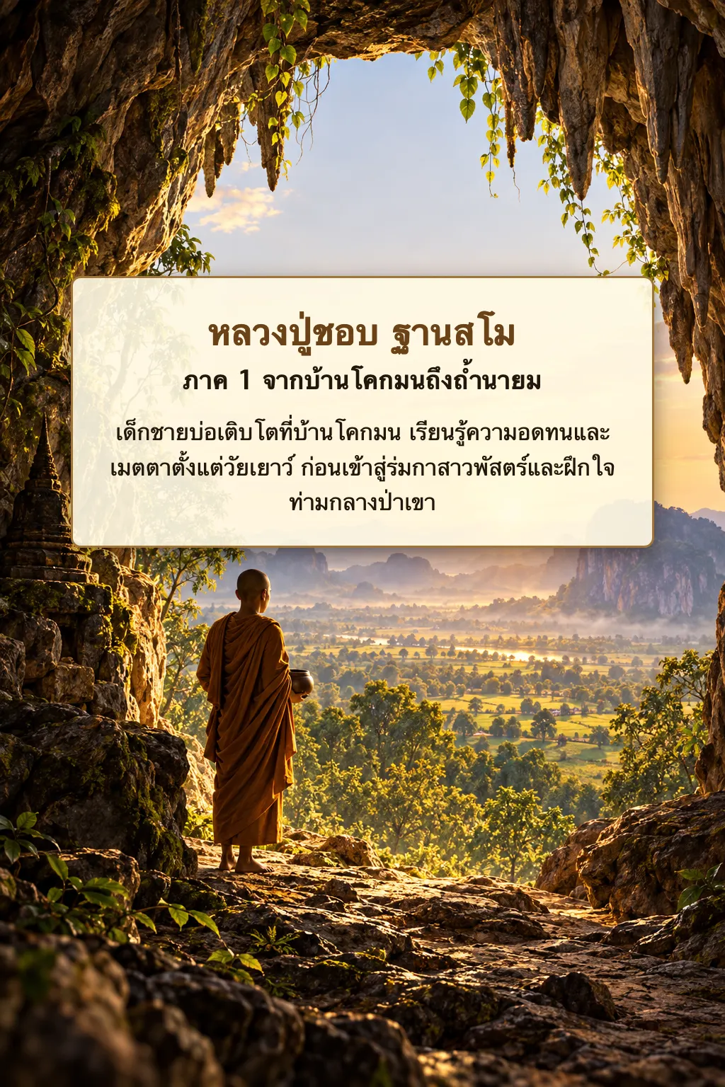 หลวงปู่ชอบ ฐานสโม ภาค 1 ปกหลัง