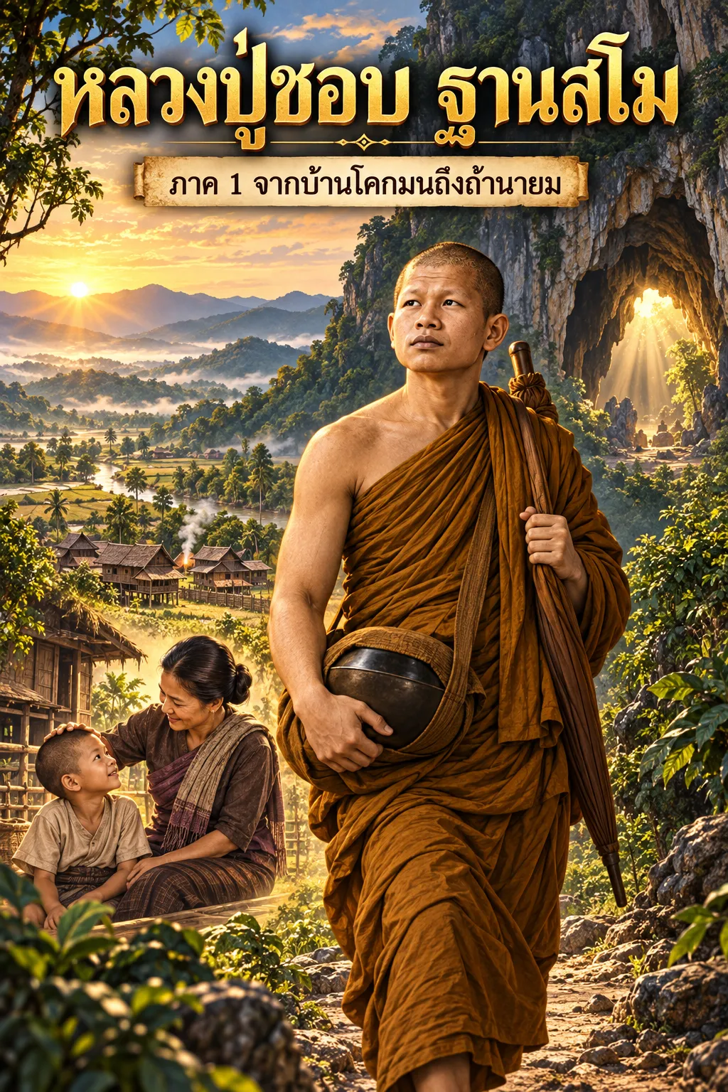 ปกเรื่อง หลวงปู่ชอบ ฐานสโม ภาค 1