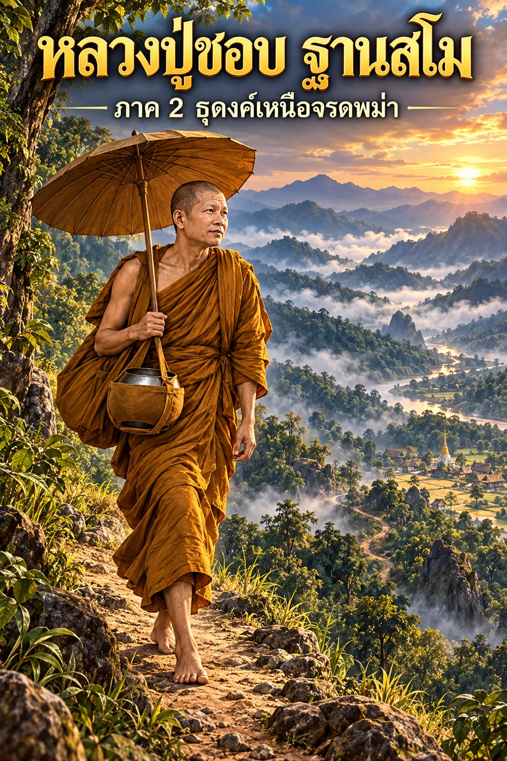 ปกเรื่อง หลวงปู่ชอบ ฐานสโม ภาค 2