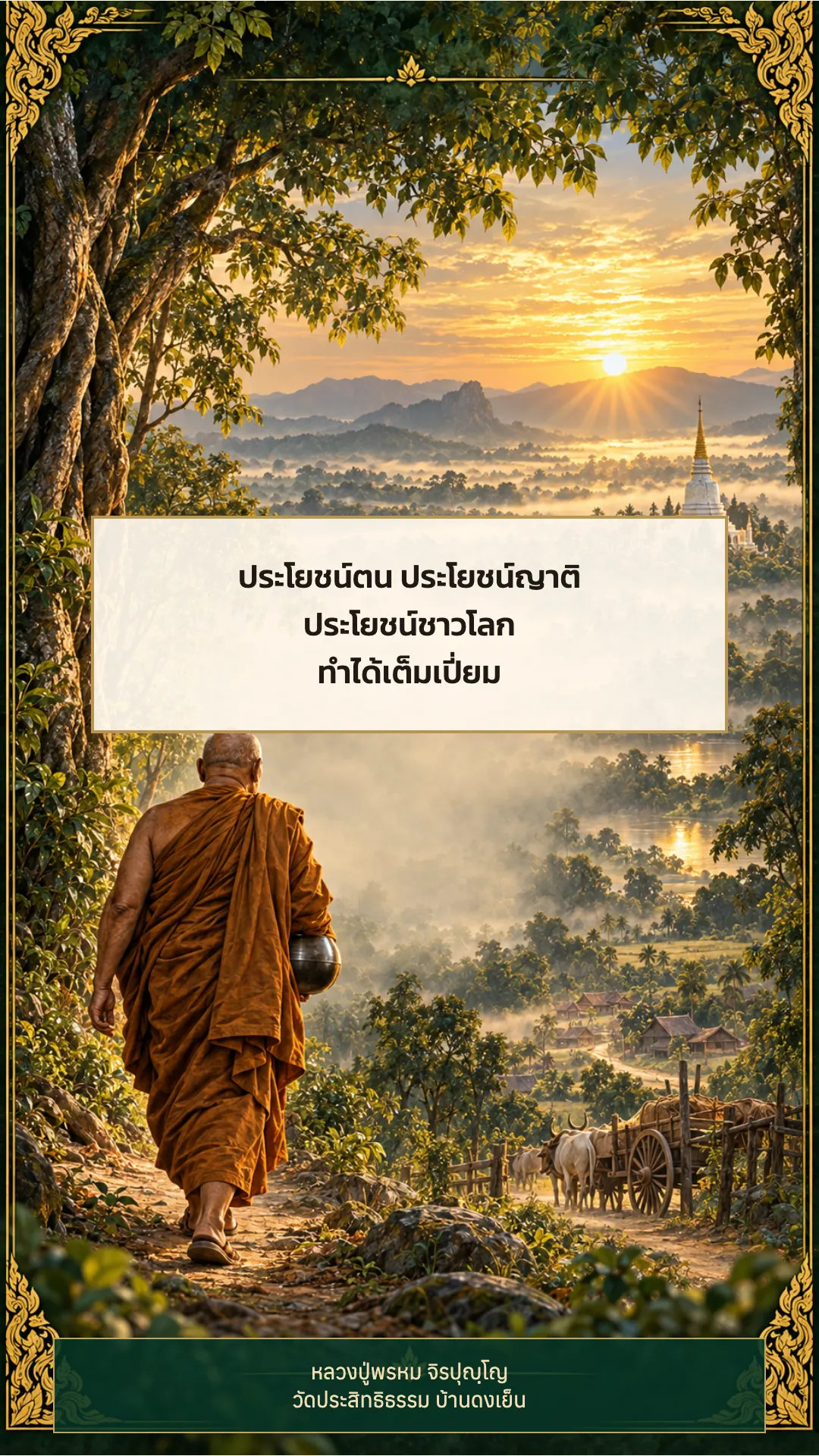 หลวงปู่พรหม จิรปุญฺโญ ปกหลัง