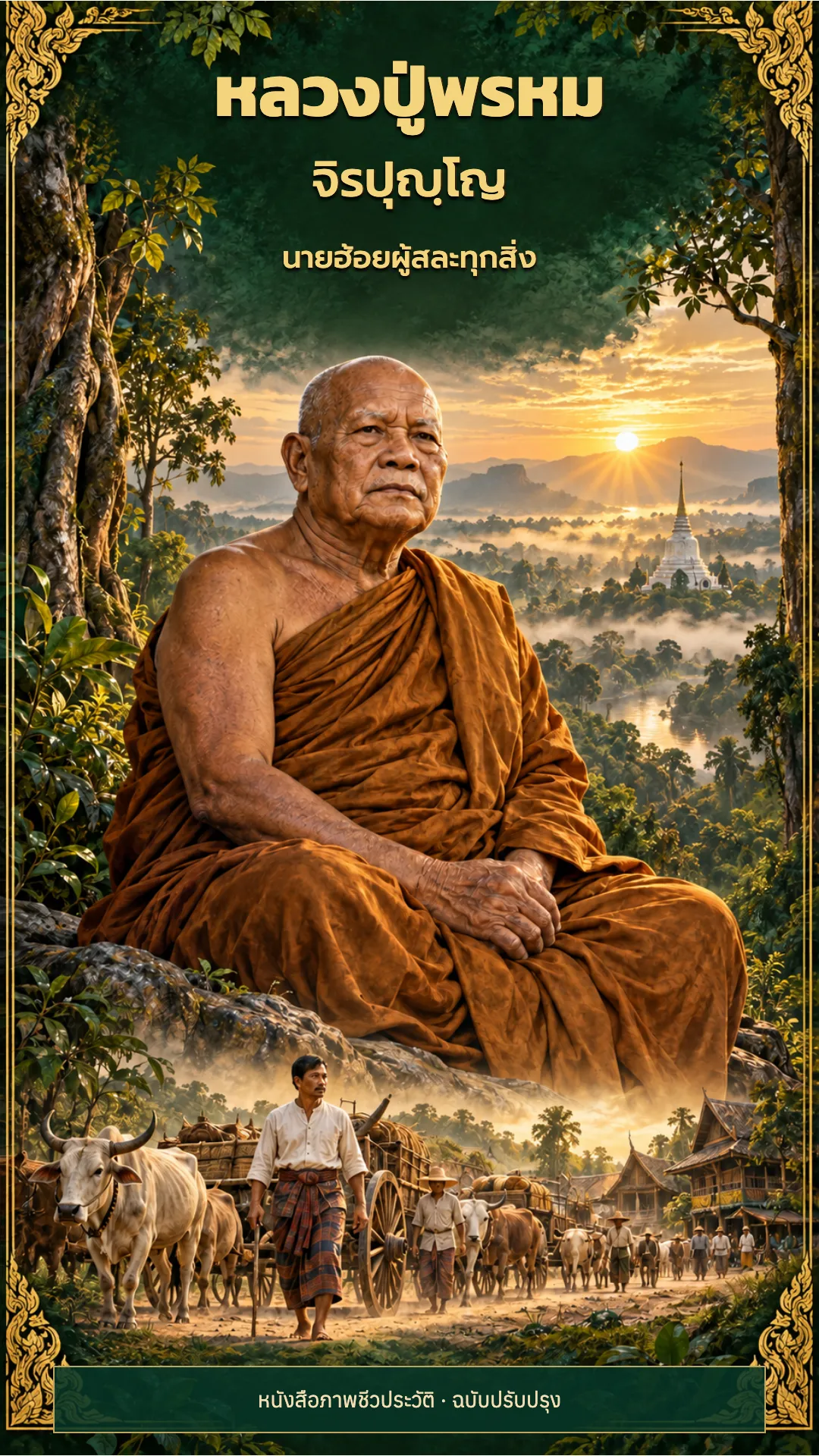 ปกเรื่อง หลวงปู่พรหม จิรปุญฺโญ