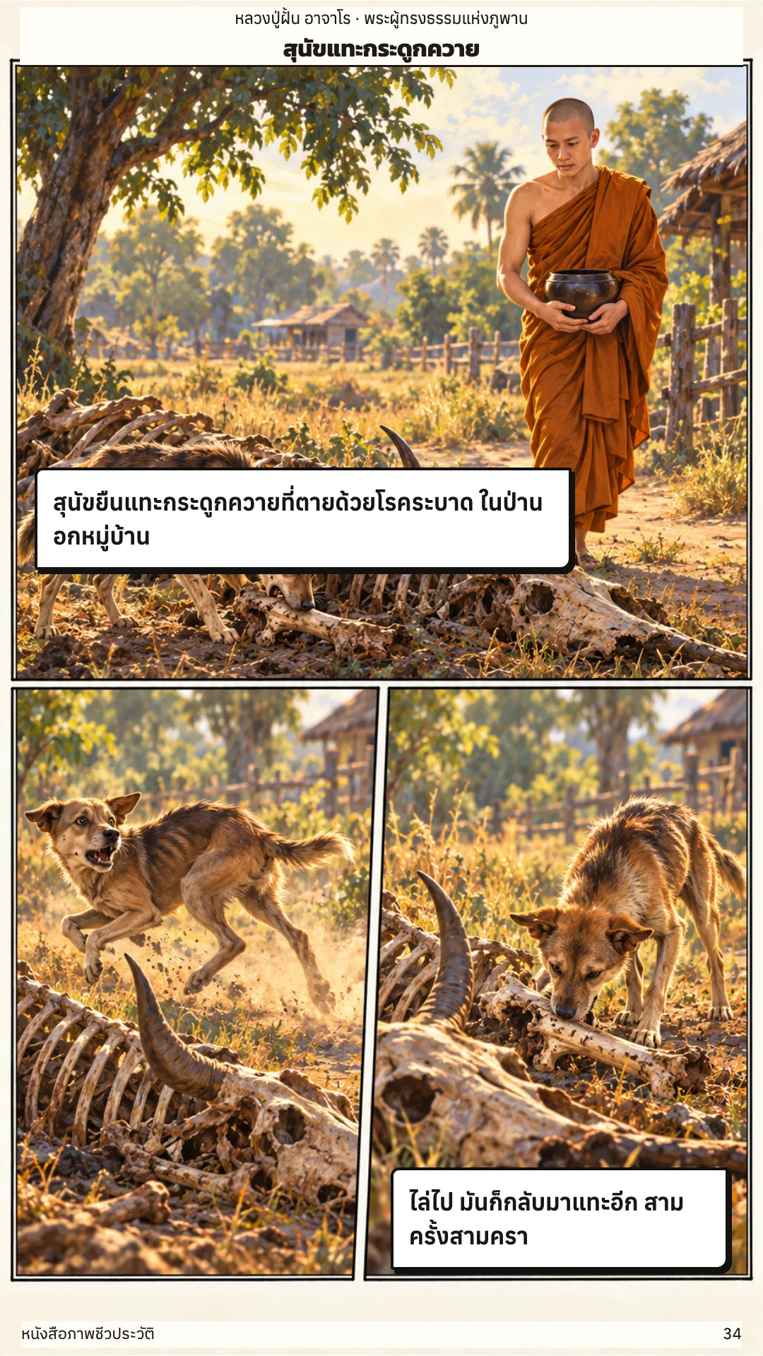 หลวงปู่ฝั้น อาจาโร หน้า 34