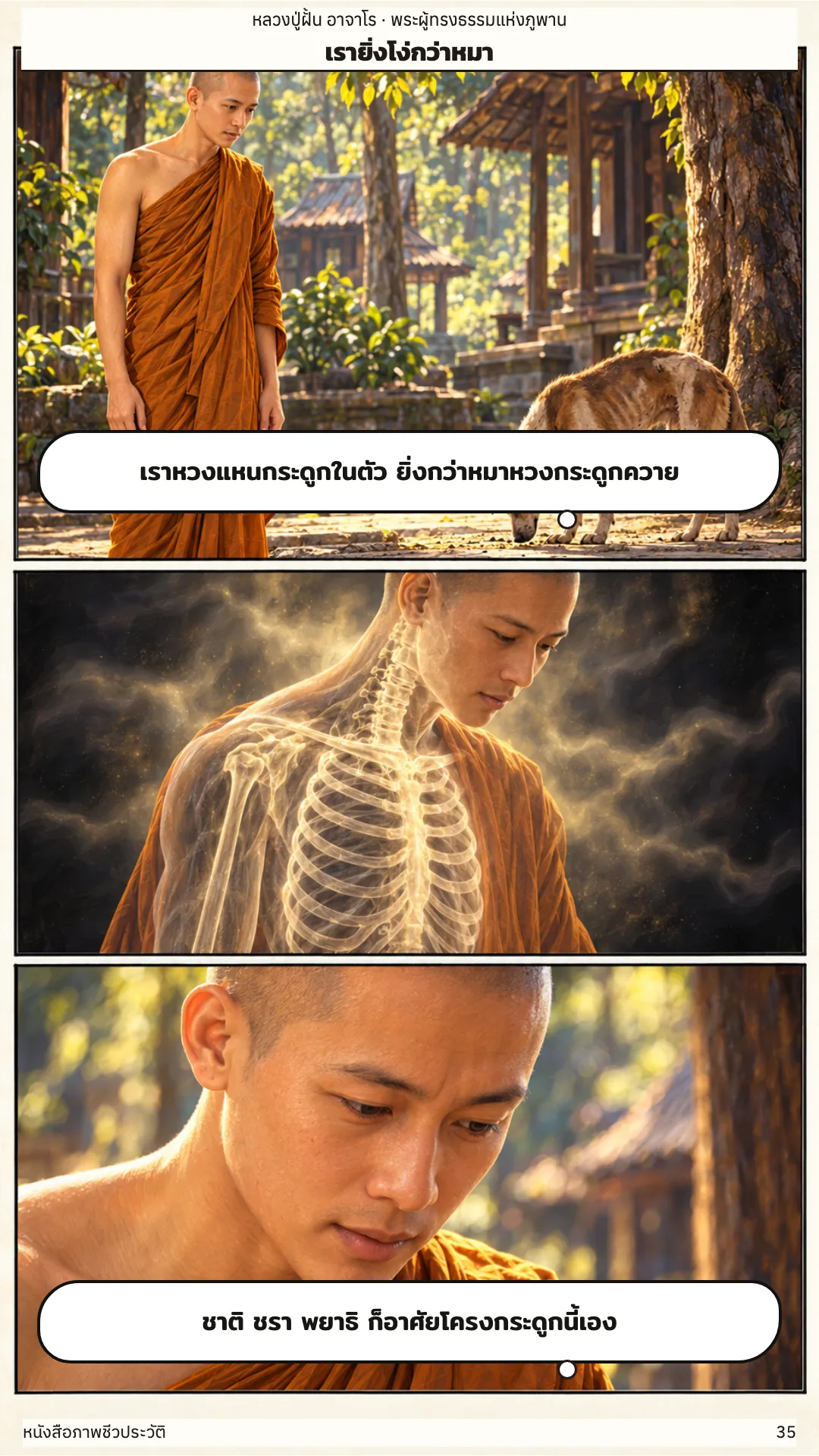 หลวงปู่ฝั้น อาจาโร หน้า 35