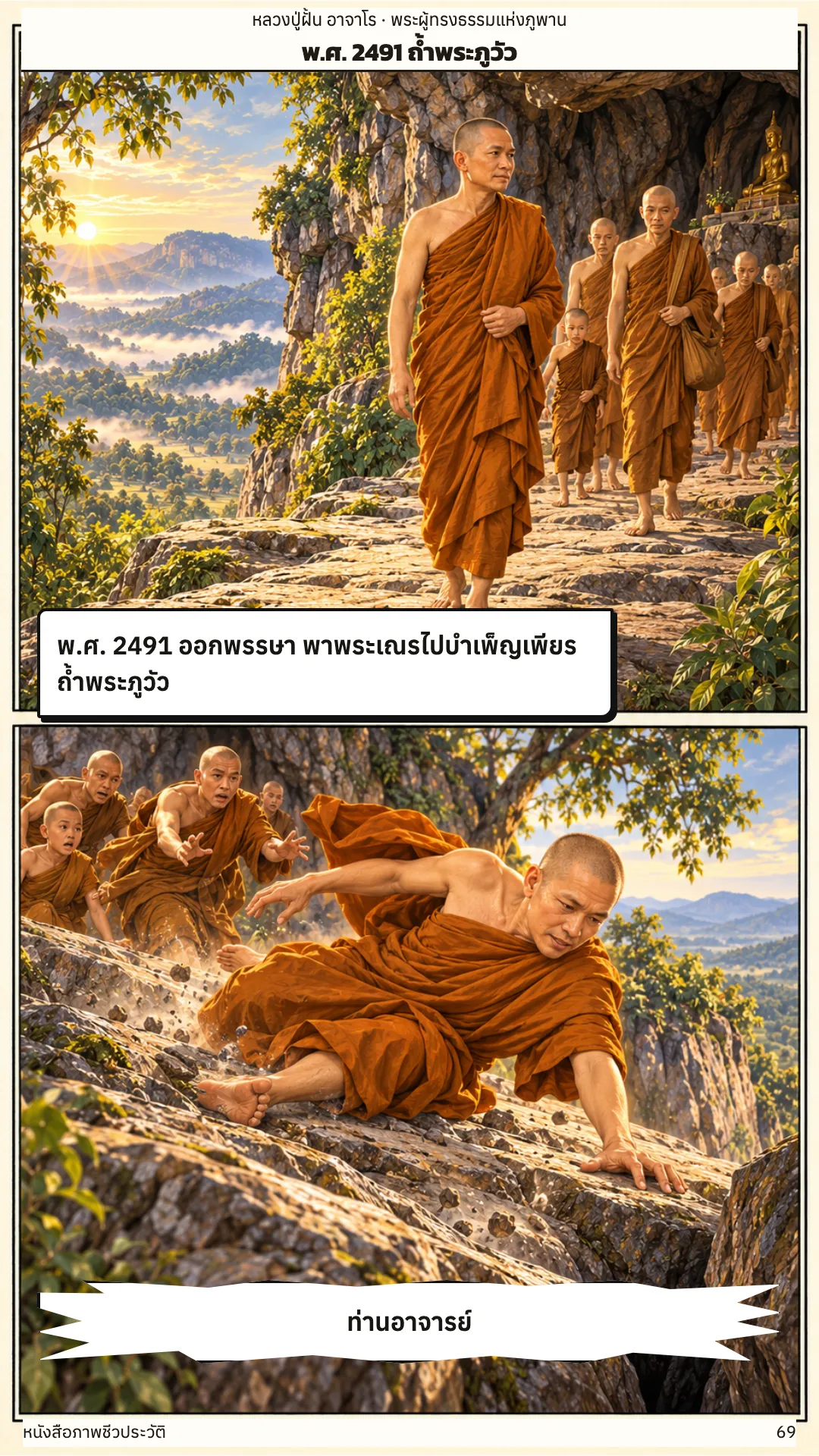 หลวงปู่ฝั้น อาจาโร หน้า 69