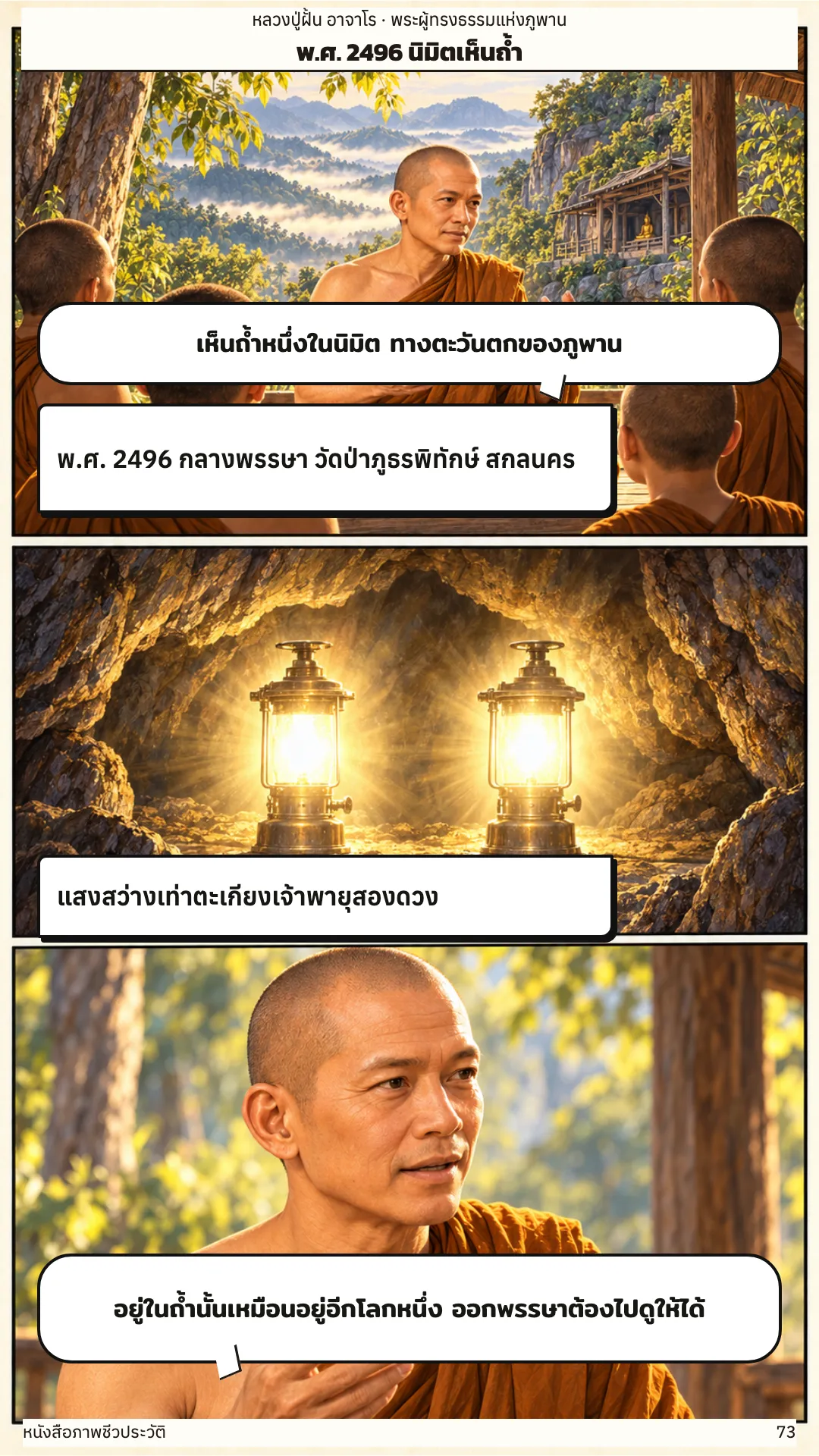 หลวงปู่ฝั้น อาจาโร หน้า 73