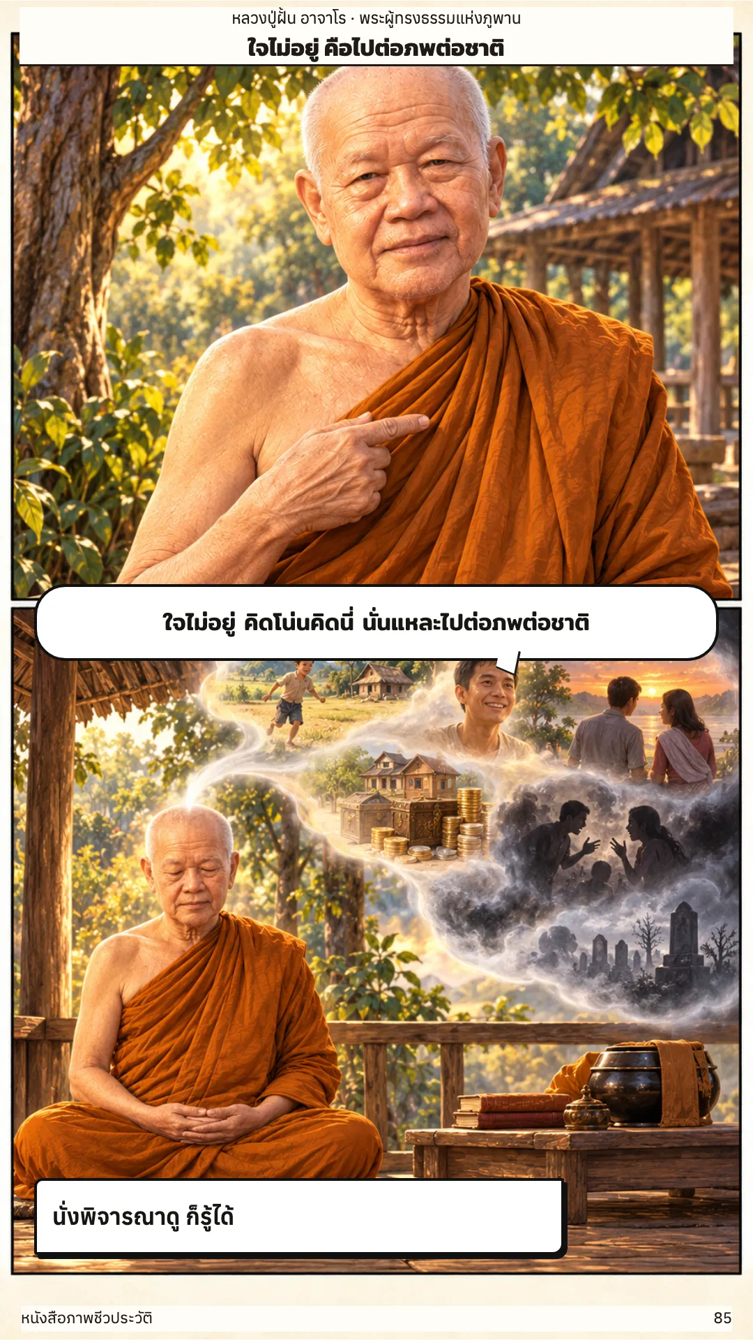 หลวงปู่ฝั้น อาจาโร หน้า 85