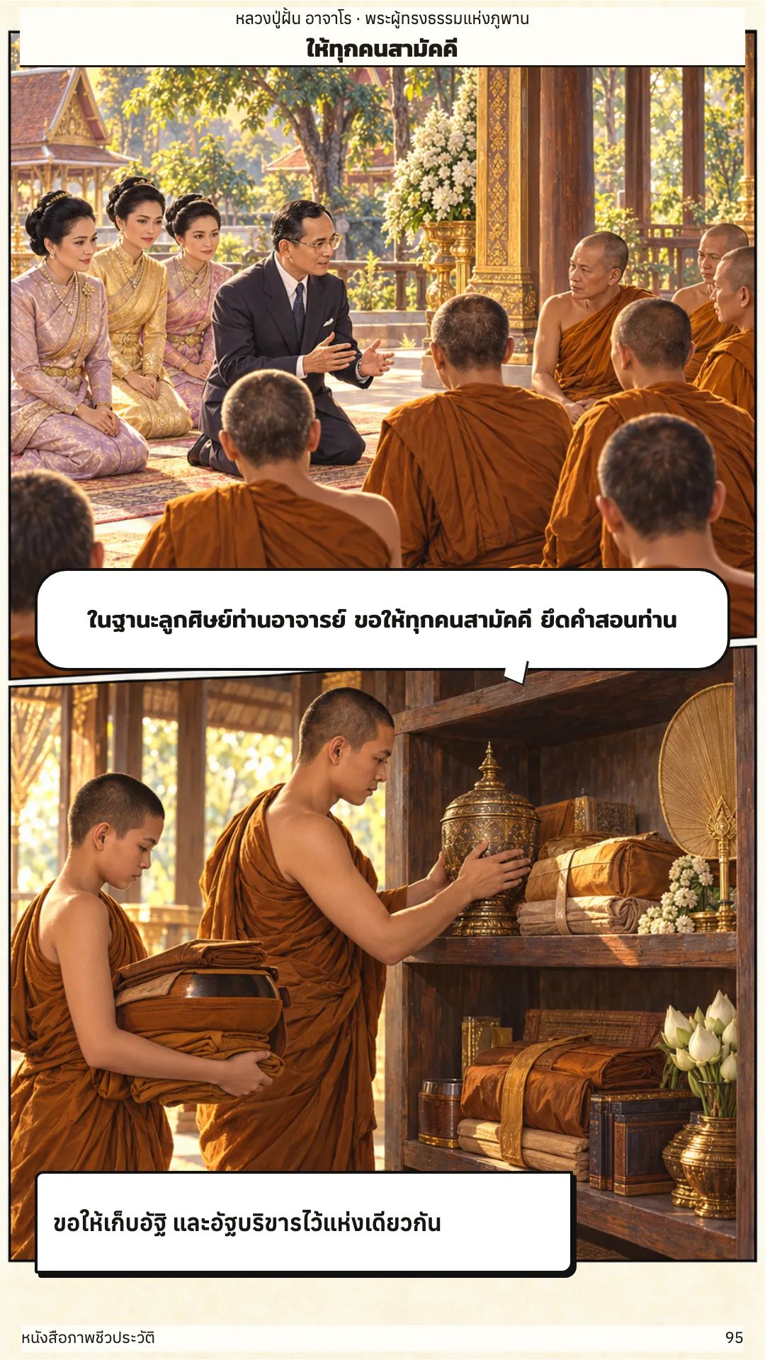 หลวงปู่ฝั้น อาจาโร หน้า 95