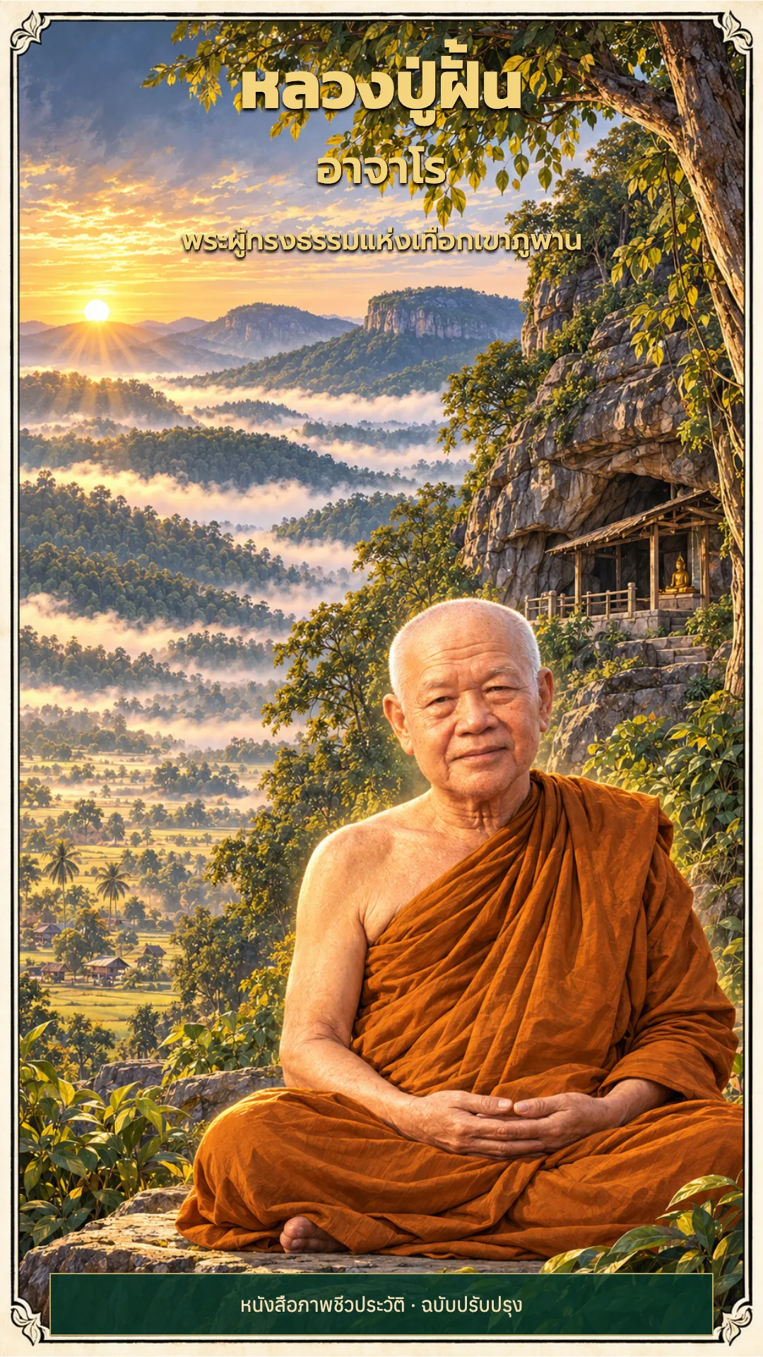 ปกเรื่อง หลวงปู่ฝั้น อาจาโร