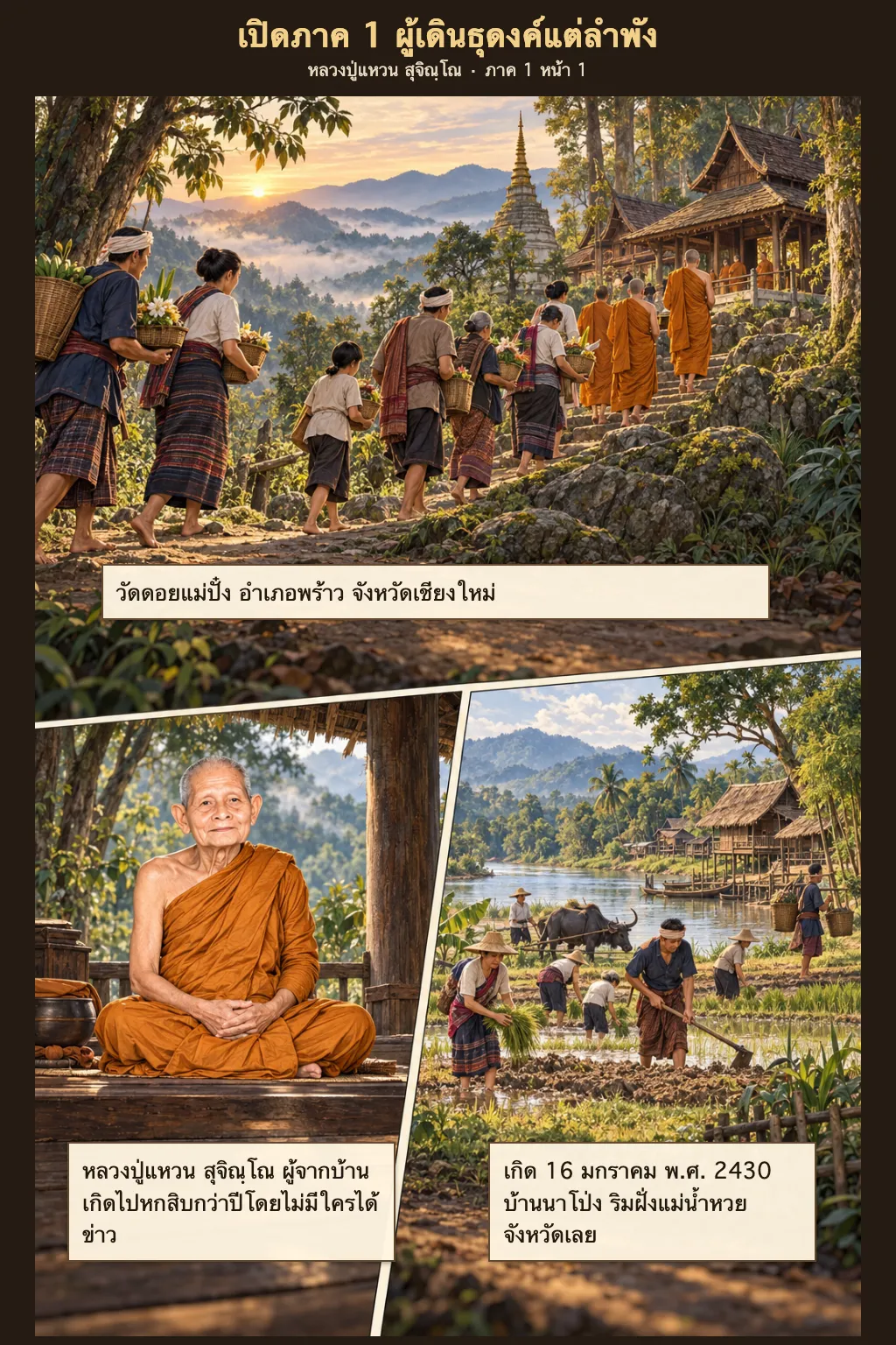 หลวงปู่แหวน สุจิณฺโณ ภาค 1 หน้า 1