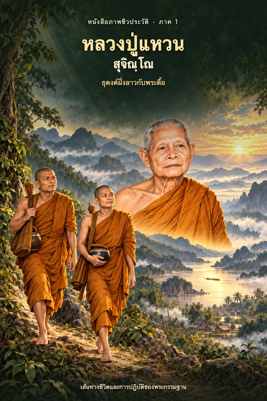ปกเรื่อง หลวงปู่แหวน สุจิณฺโณ ภาค 1