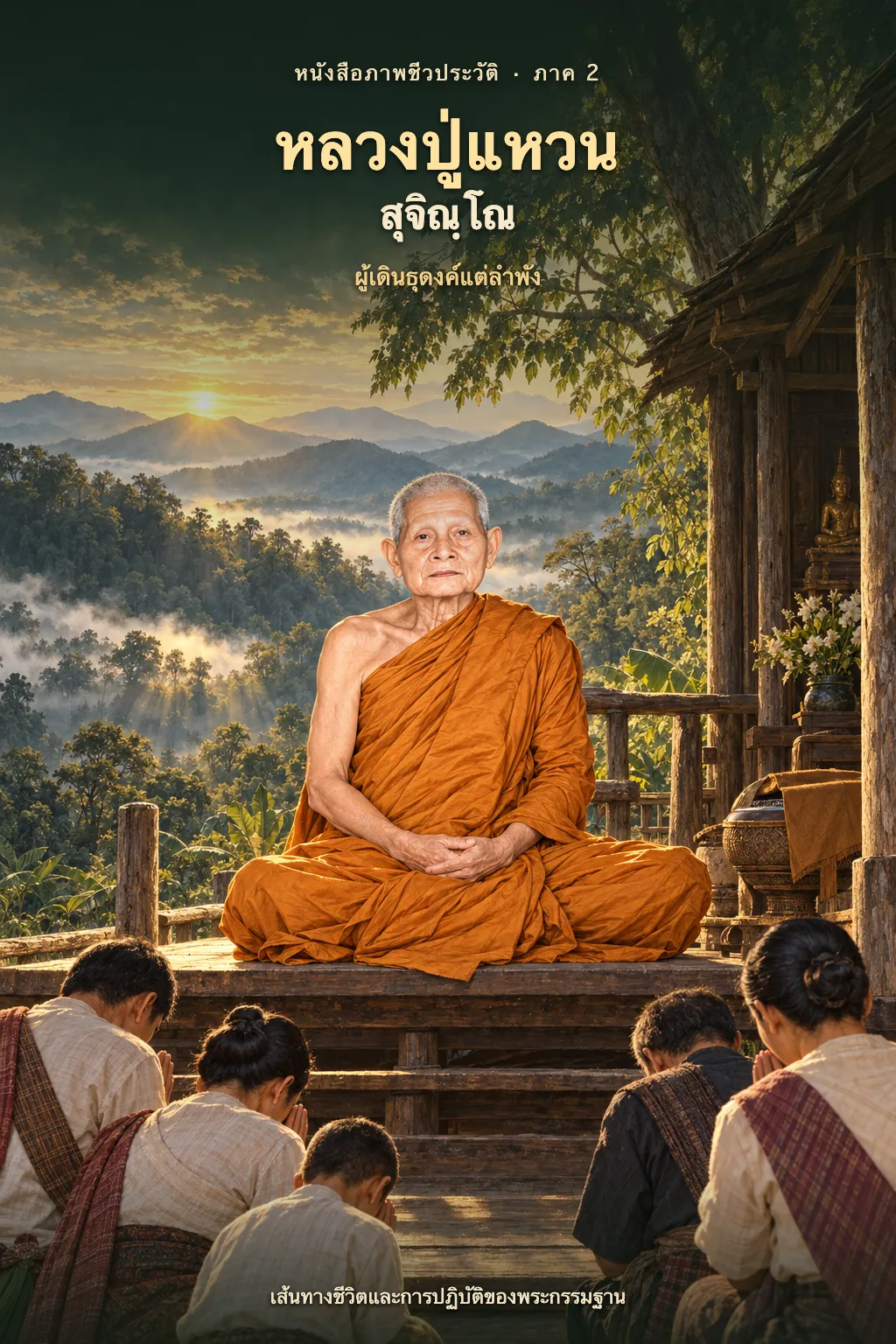 ปกเรื่อง หลวงปู่แหวน สุจิณฺโณ ภาค 2