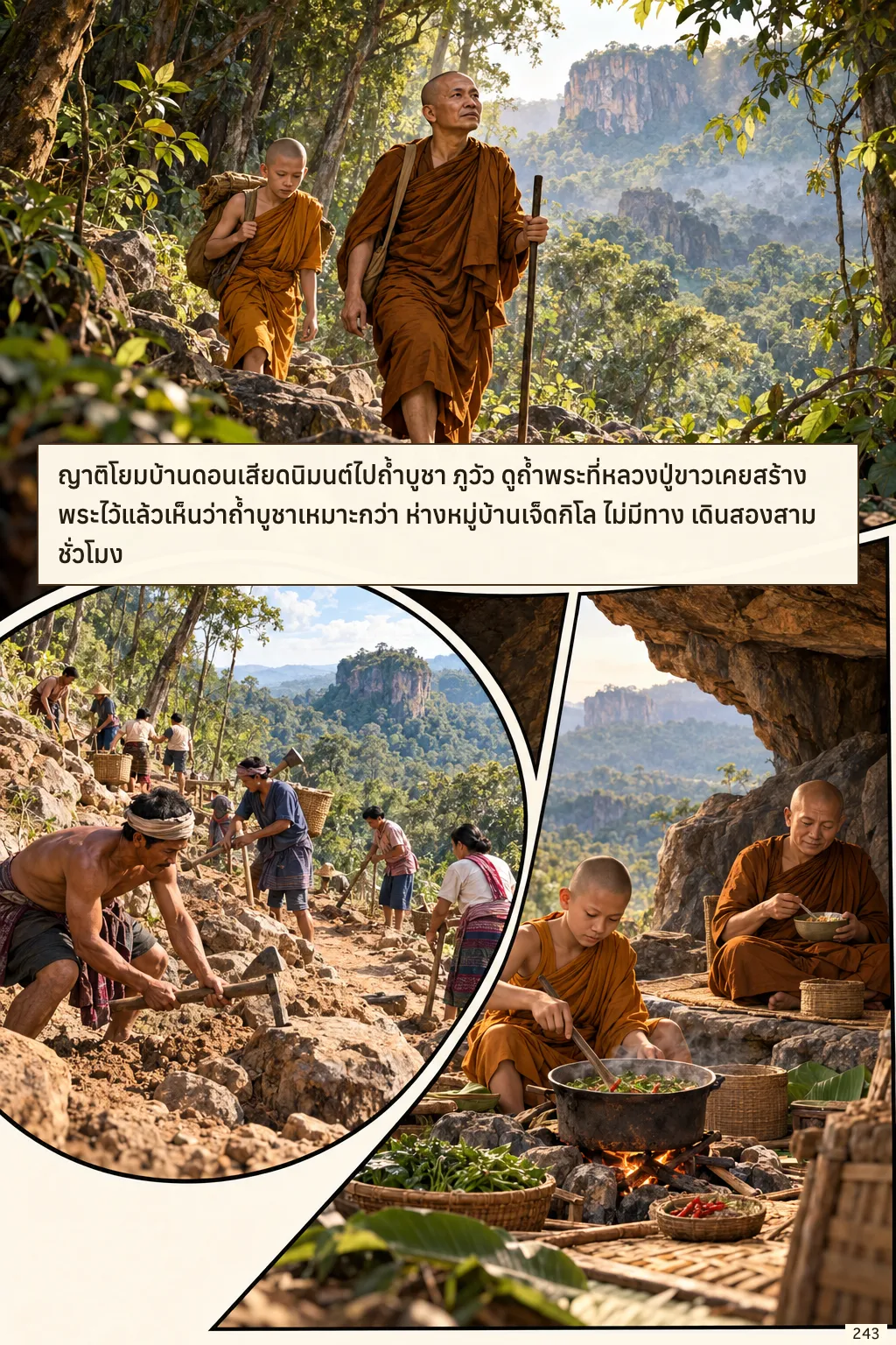 พระอาจารย์จวน กุลเชฏฺโฐ หน้า 243