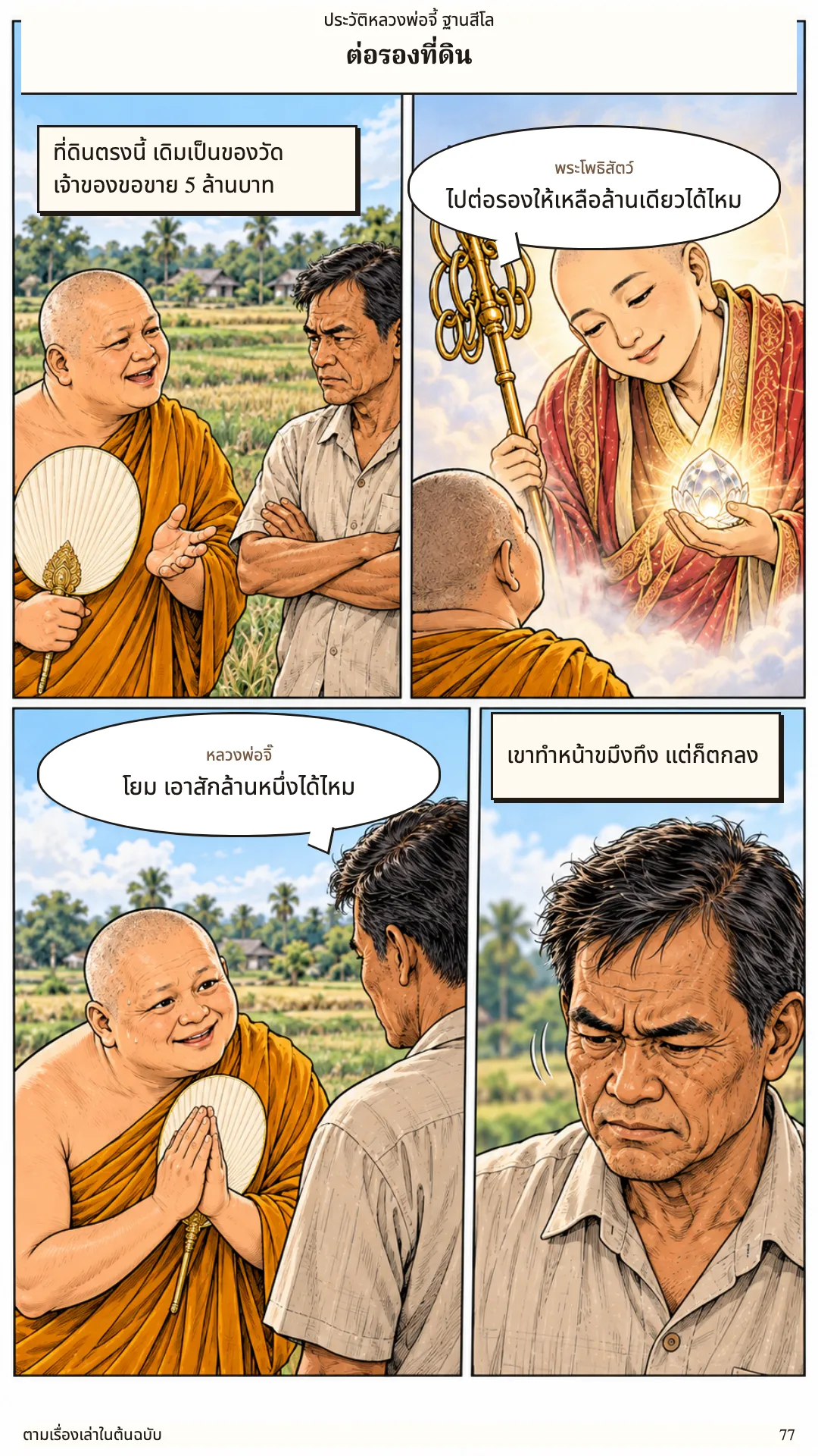 หลวงพ่อจี้ ฐานสีโล หน้า 77