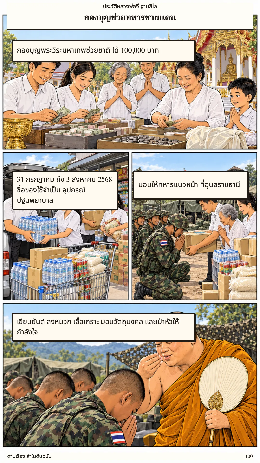 หลวงพ่อจี้ ฐานสีโล หน้า 100