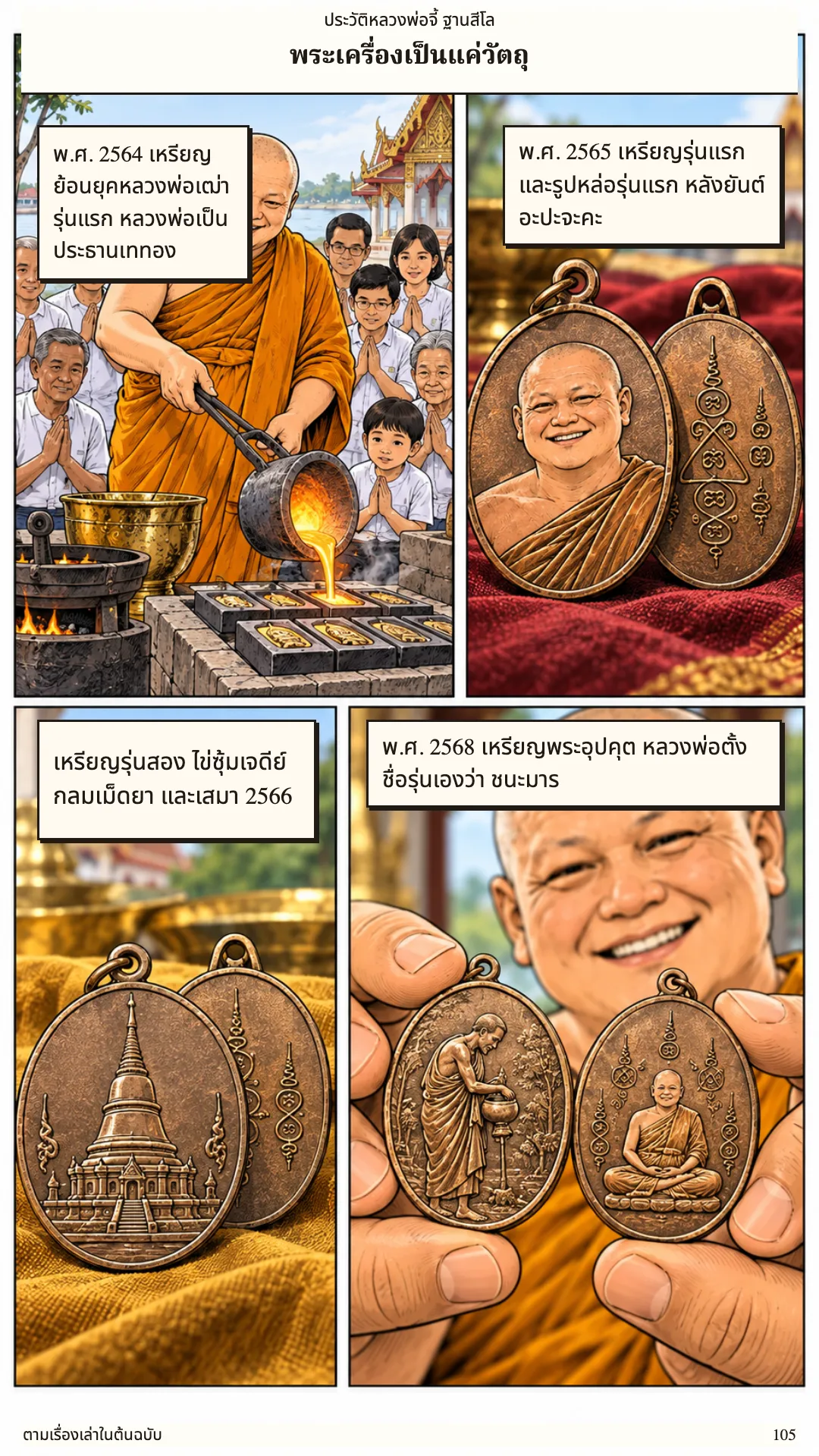 หลวงพ่อจี้ ฐานสีโล หน้า 105