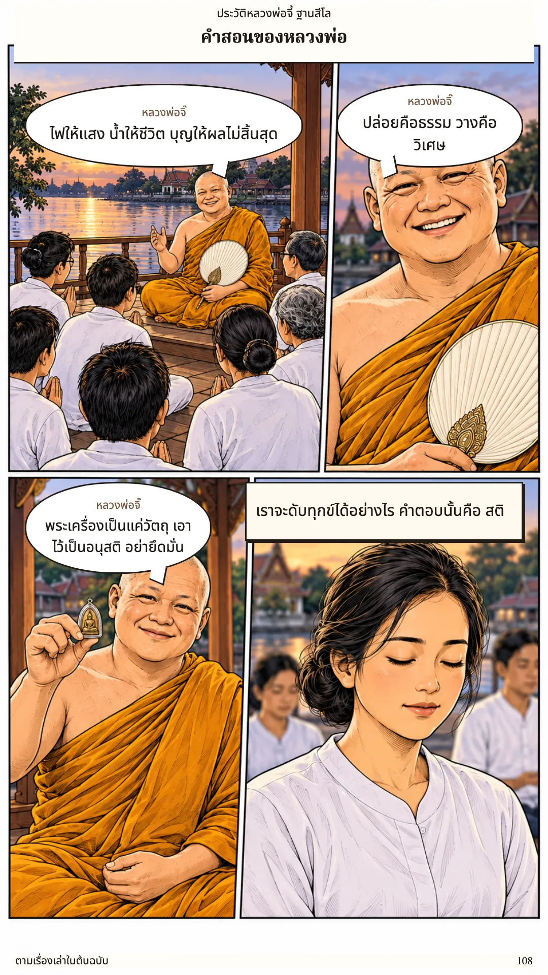หลวงพ่อจี้ ฐานสีโล หน้า 108
