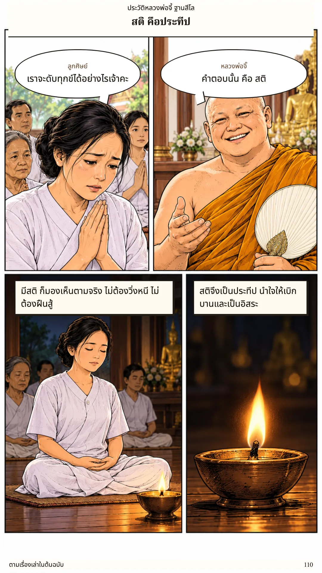 หลวงพ่อจี้ ฐานสีโล หน้า 110