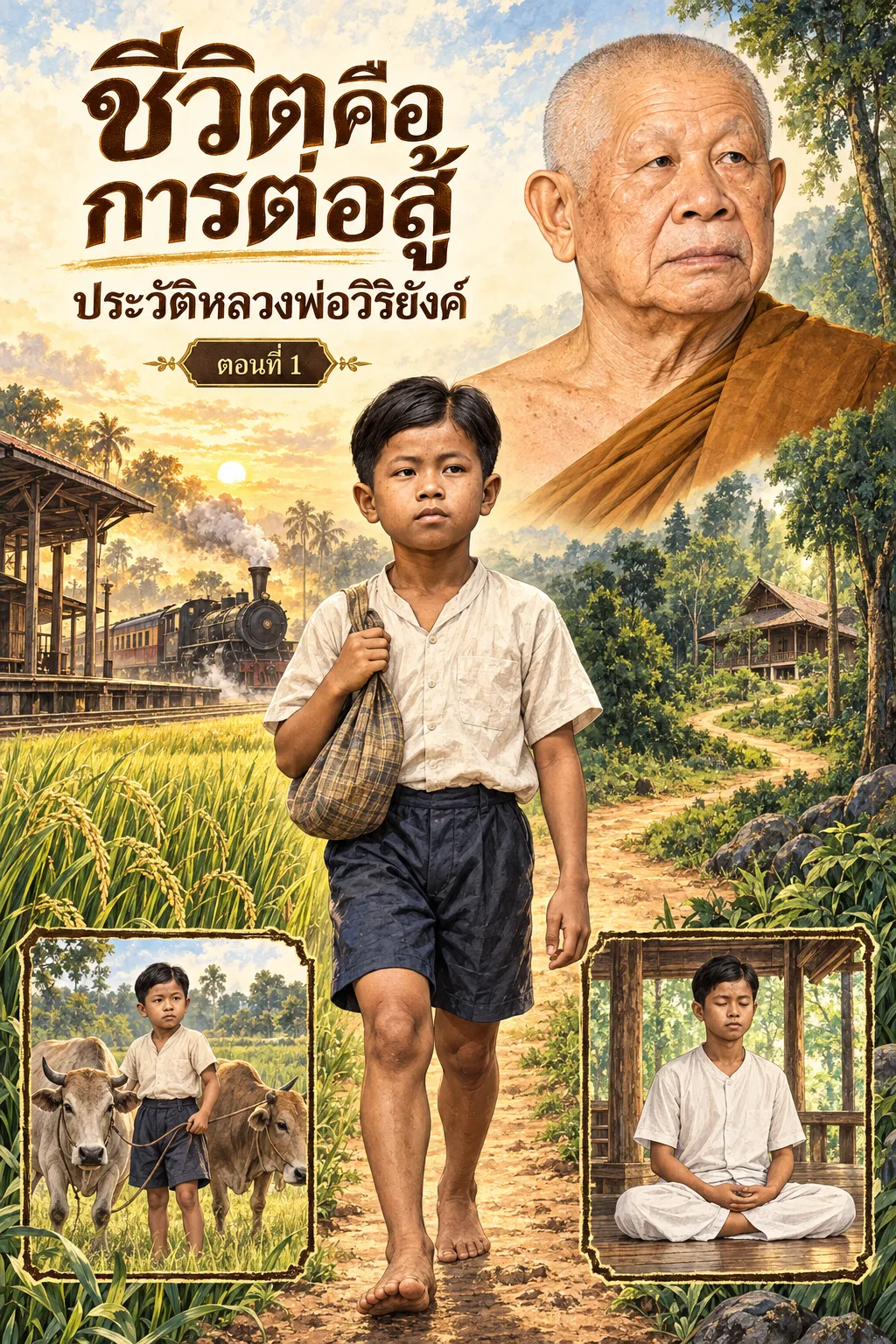 ปกเรื่อง ชีวิตคือการต่อสู้ ตอนที่ 1