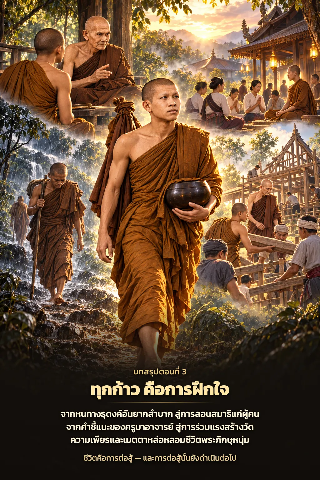 ชีวิตคือการต่อสู้ ตอนที่ 3 ปกหลัง