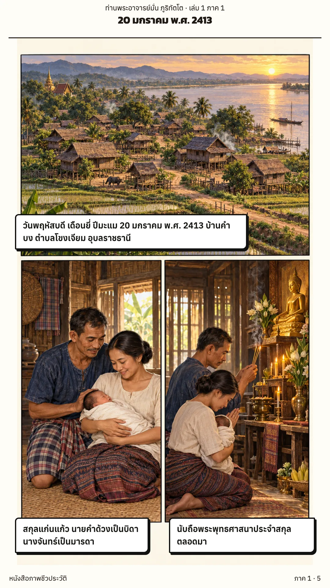 ประวัติท่านพระอาจารย์มั่น ภูริทัตตเถระ เล่ม 1 หน้า 5