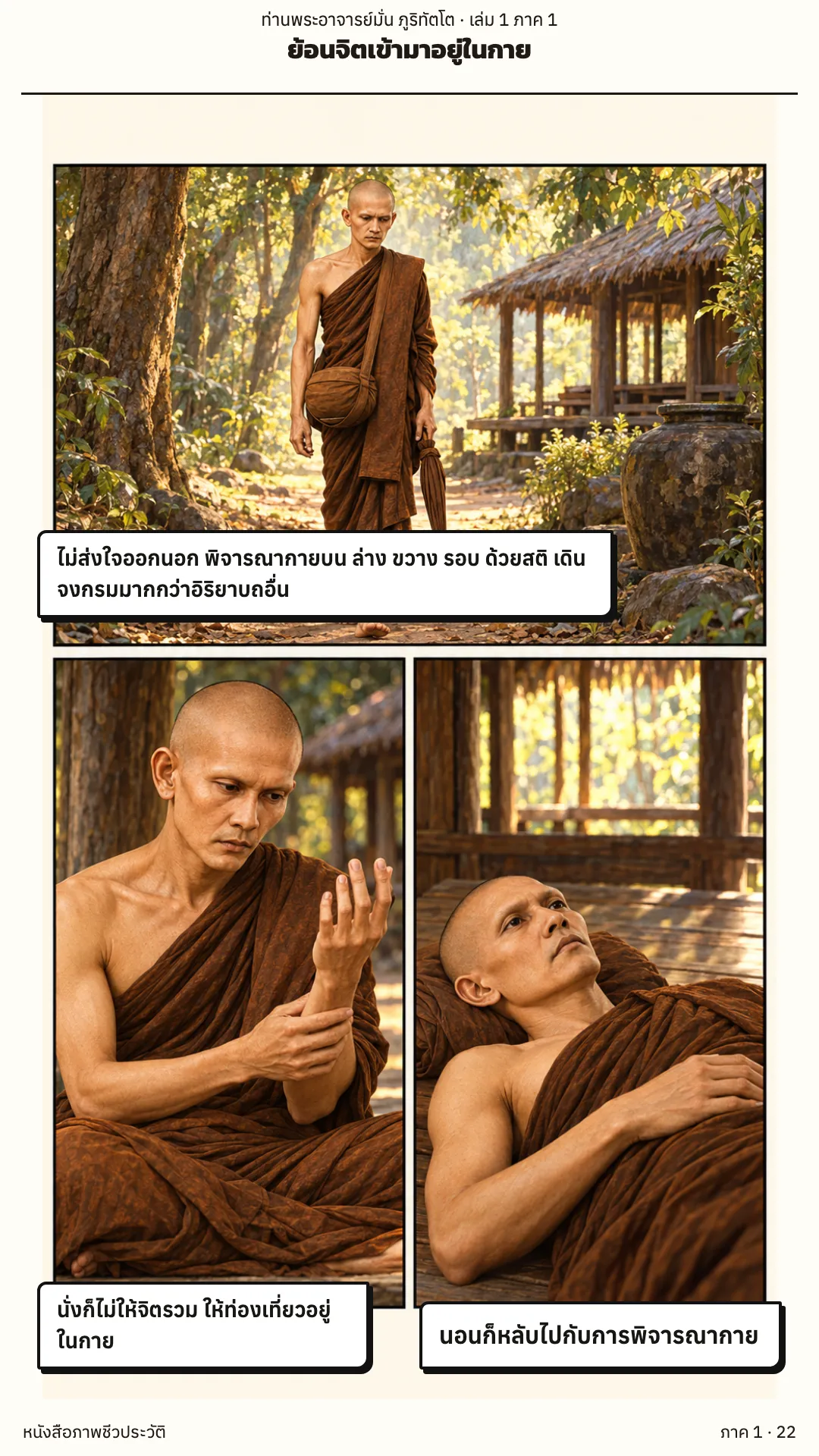 ประวัติท่านพระอาจารย์มั่น ภูริทัตตเถระ เล่ม 1 หน้า 22