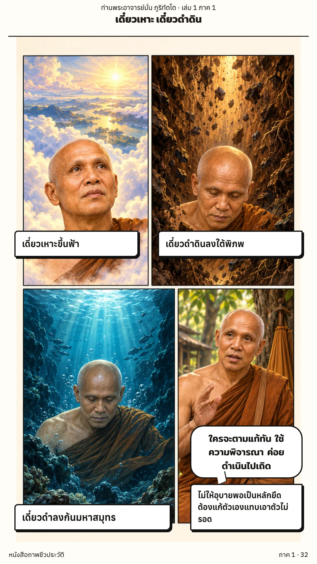 ประวัติท่านพระอาจารย์มั่น ภูริทัตตเถระ เล่ม 1 หน้า 32