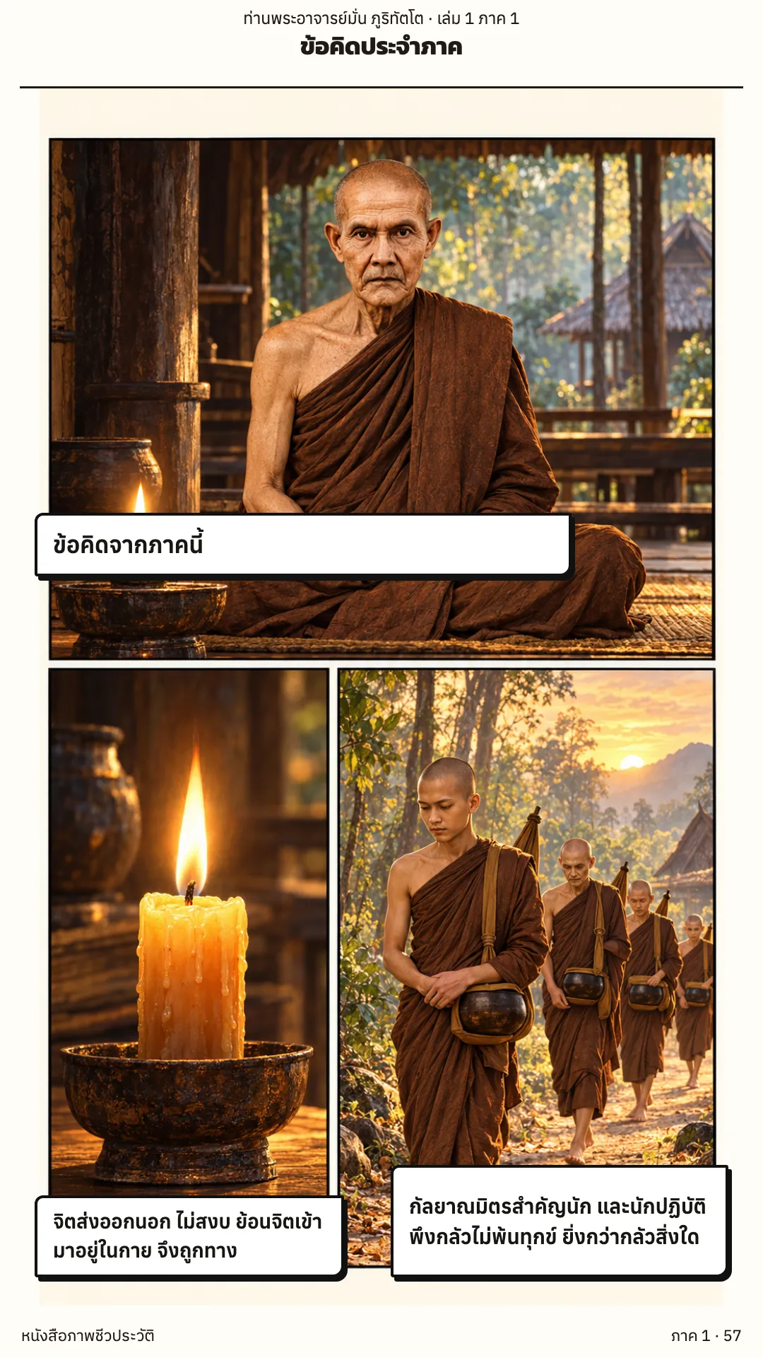 ประวัติท่านพระอาจารย์มั่น ภูริทัตตเถระ เล่ม 1 หน้า 57