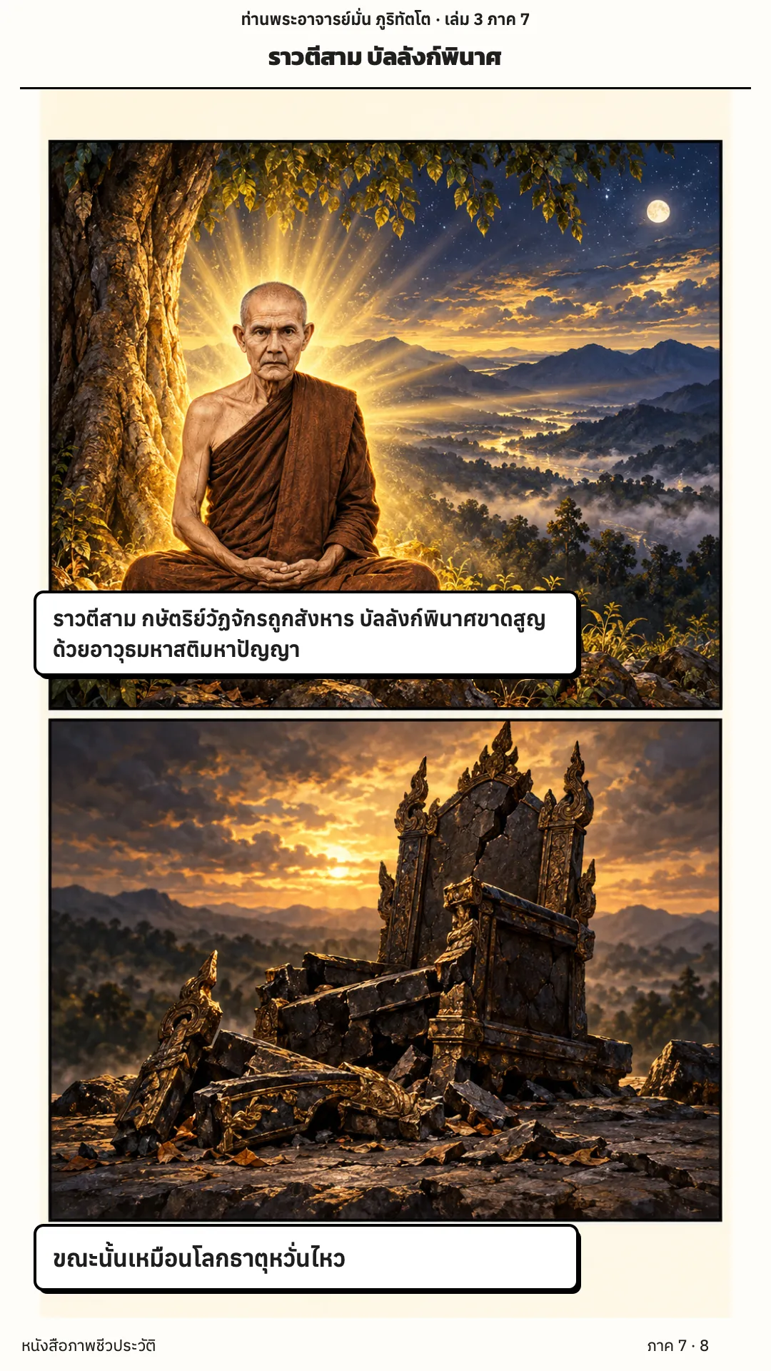 ประวัติท่านพระอาจารย์มั่น ภูริทัตตเถระ เล่ม 3 หน้า 8