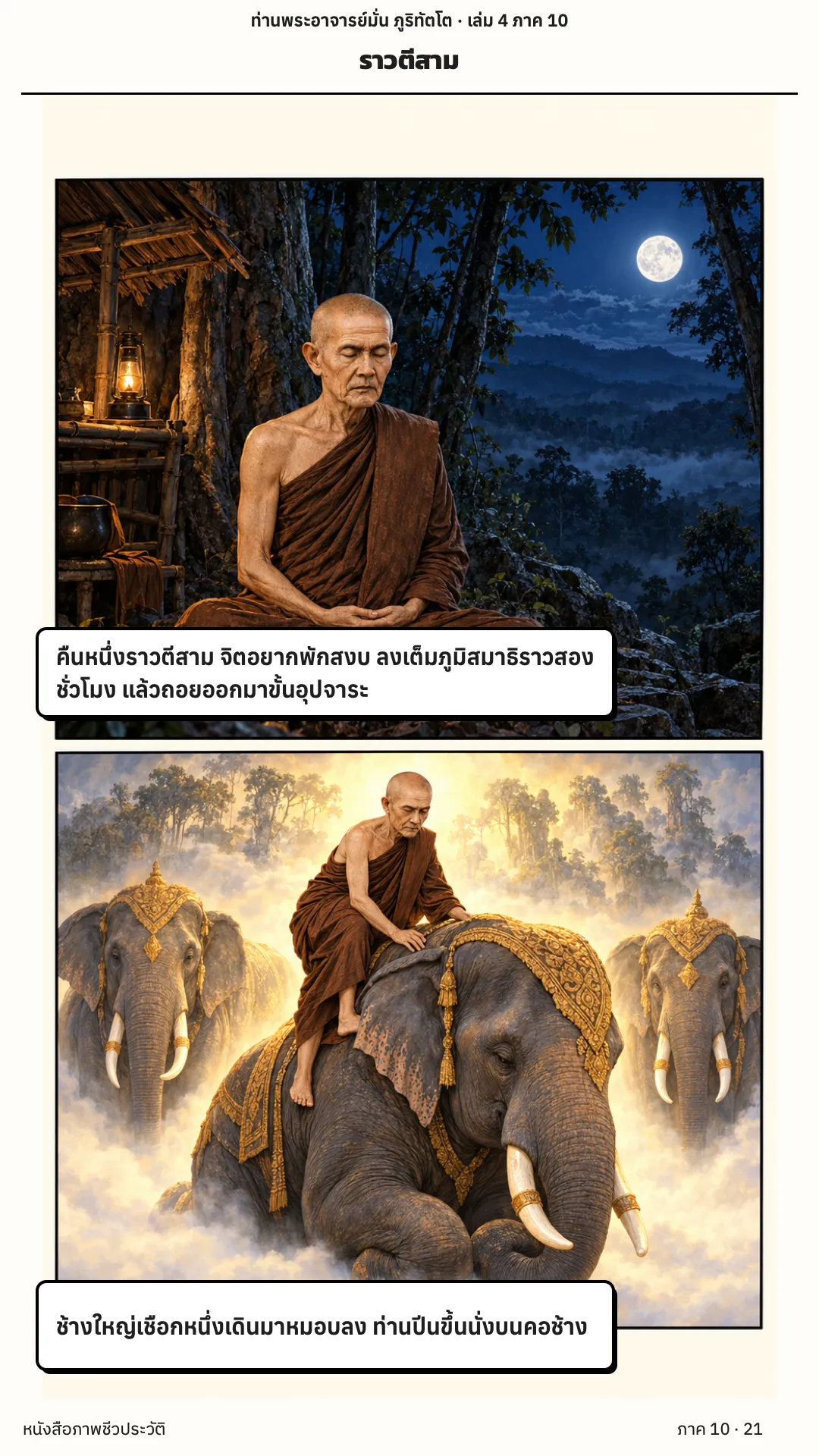 ประวัติท่านพระอาจารย์มั่น ภูริทัตตเถระ เล่ม 4 หน้า 21