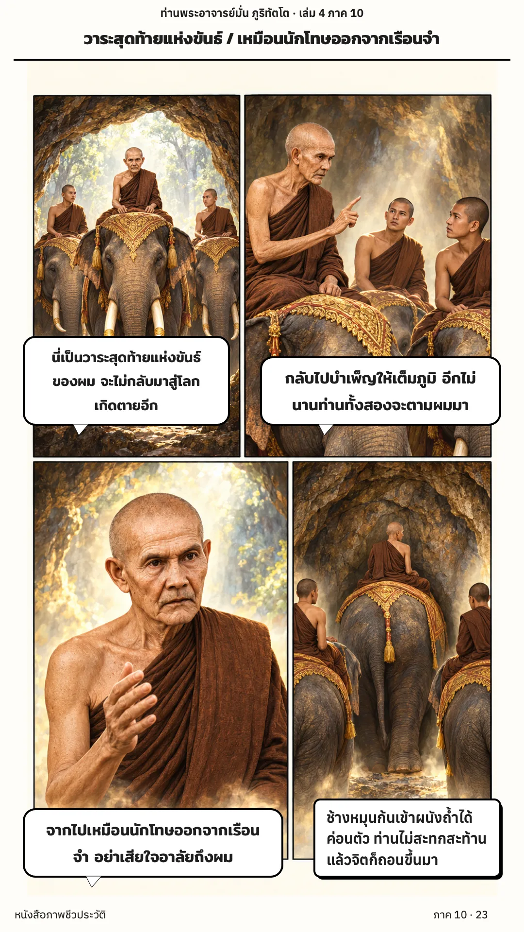 ประวัติท่านพระอาจารย์มั่น ภูริทัตตเถระ เล่ม 4 หน้า 23