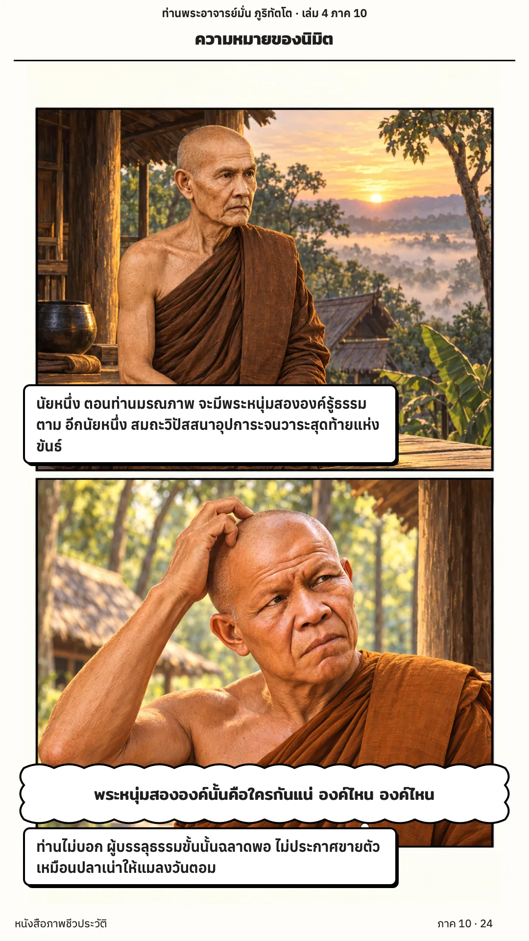 ประวัติท่านพระอาจารย์มั่น ภูริทัตตเถระ เล่ม 4 หน้า 24