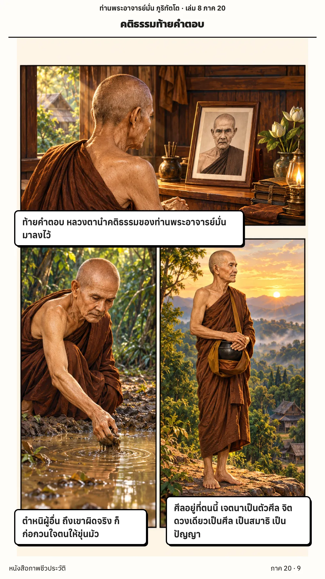 ประวัติท่านพระอาจารย์มั่น ภูริทัตตเถระ เล่ม 8 หน้า 9