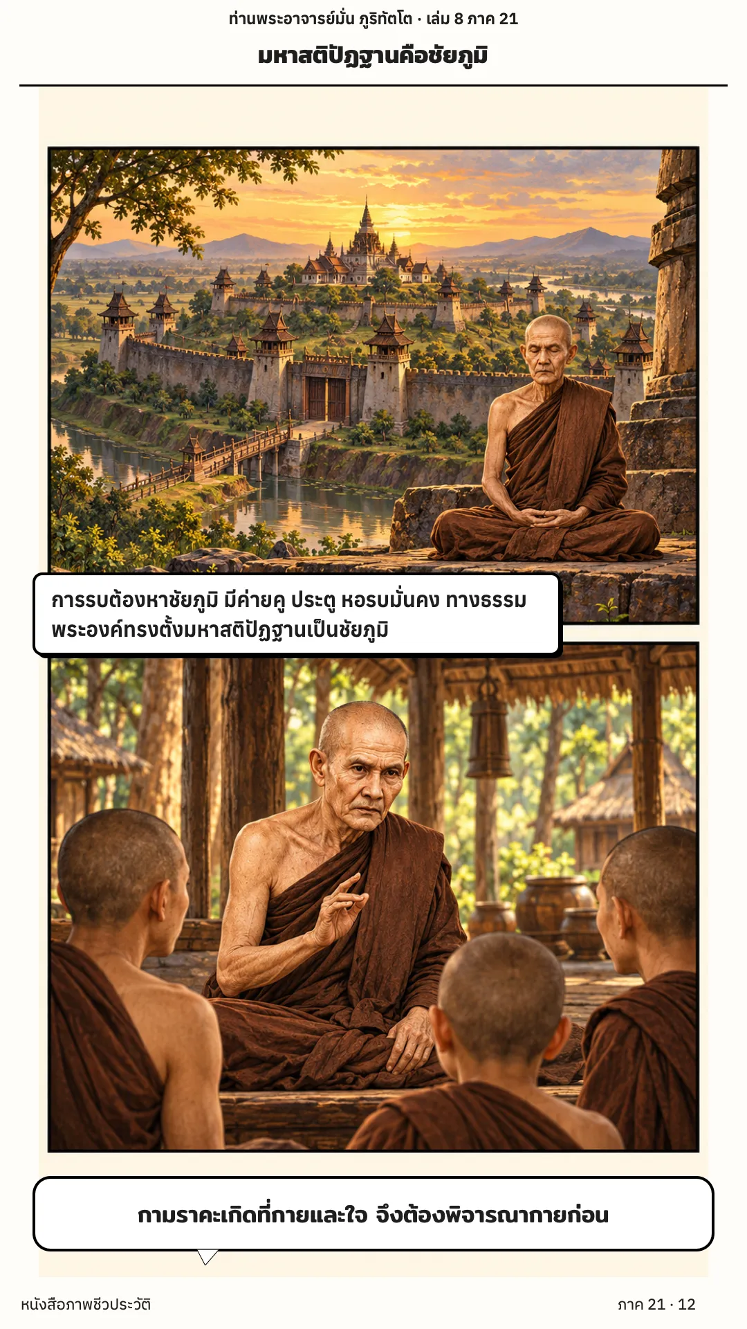 ประวัติท่านพระอาจารย์มั่น ภูริทัตตเถระ เล่ม 8 หน้า 21