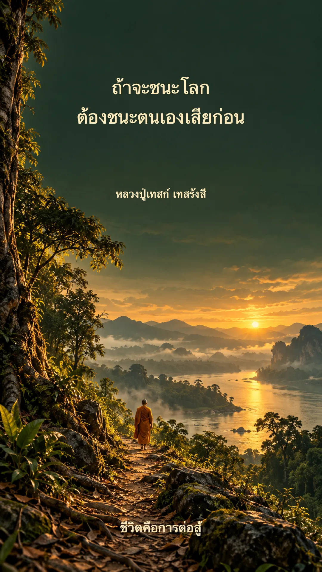 หลวงปู่เทสก์ เทสรังสี ปกหลัง