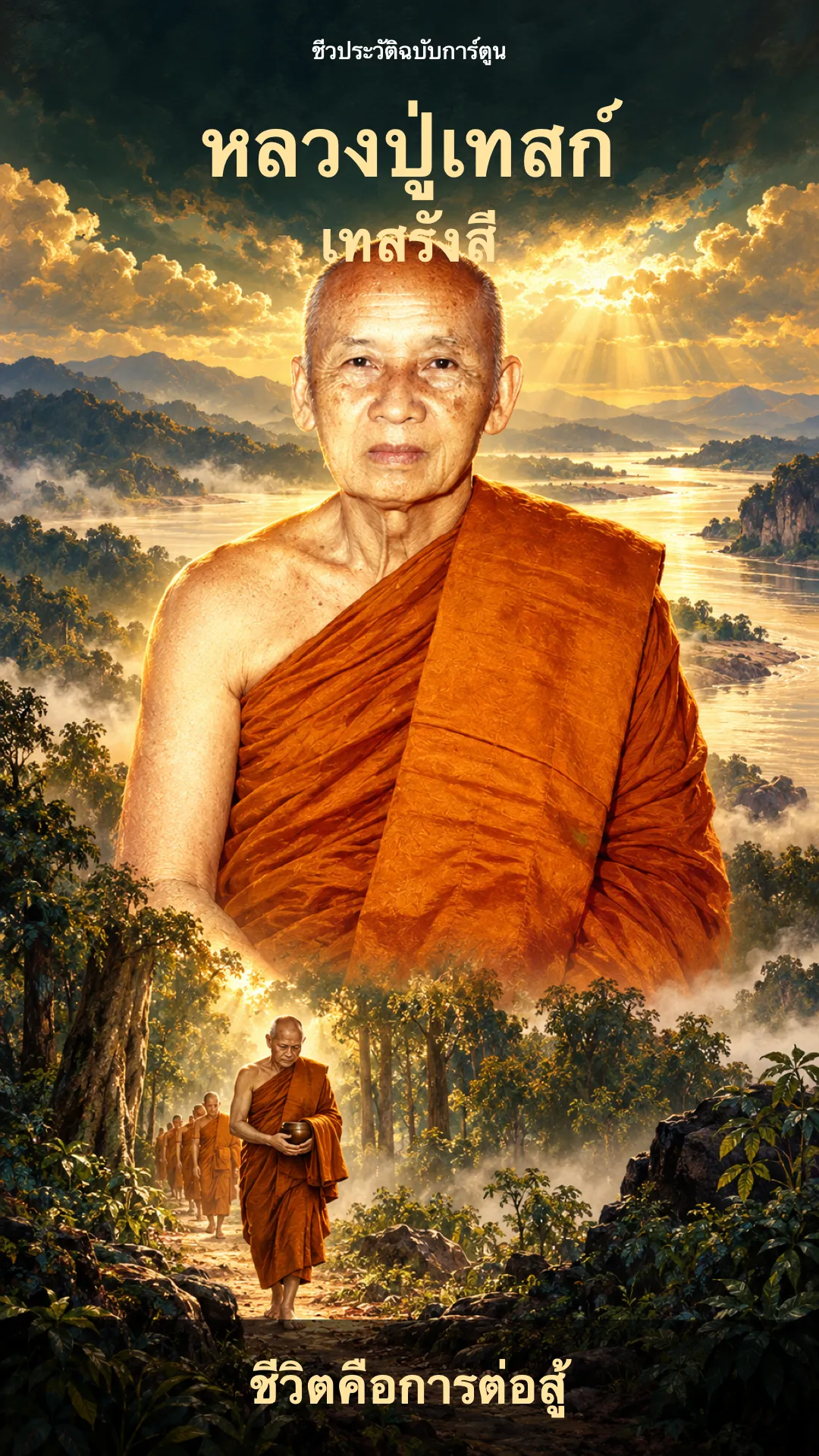 ปกเรื่อง หลวงปู่เทสก์ เทสรังสี